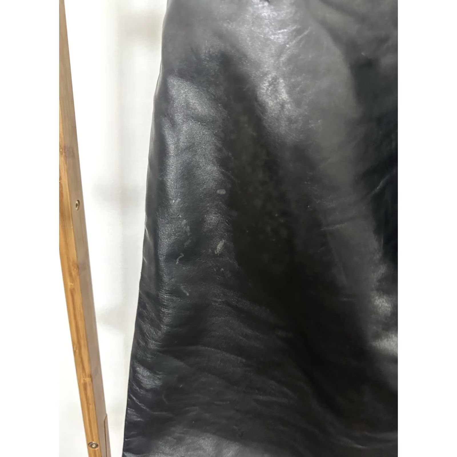 Harley Davidson VTG Harley-Davidson Men’s Black Leather Biker Pants Size 33 AMF 70s Motorcycle Bootcut Inseam 32 Size US 32 / EU 48 - 7 Thumbnail