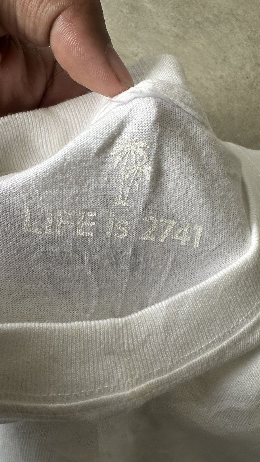 Japanese Brand VINTAGE LIFEI ES CHROME HEART ART LS TEE Size US M / EU 48-50 / 2 - 6 Thumbnail
