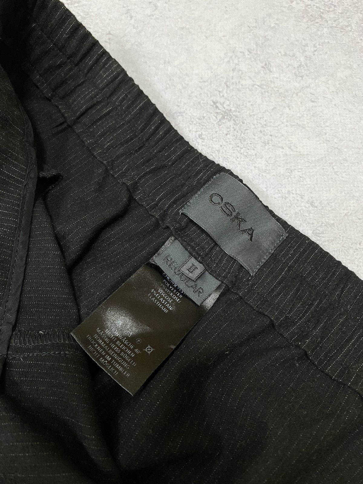 OSKA OSKA Womens Striped Wide Leg Trousers Pants Size 2 Size 30" / US 8 / IT 44 - 6 Thumbnail