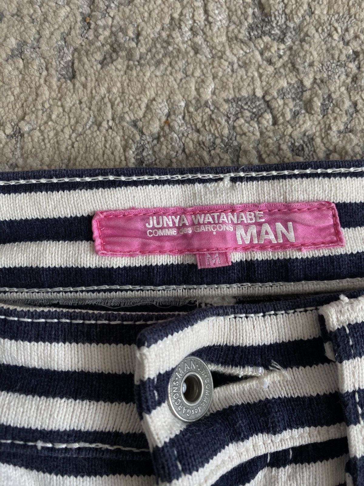 Comme des Garcons Junya Watanabe Man - AD2003 Striped Sailor Pant Size US 32 / EU 48 - 6 Thumbnail