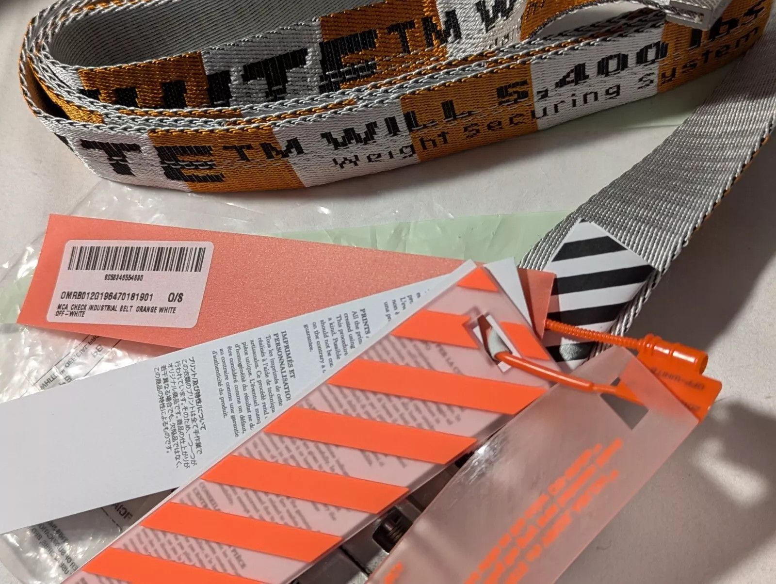 Off-White Off-White MCA Exclusive Belt - Virgil Abloh Size ONE SIZE - 1 Thumbnail