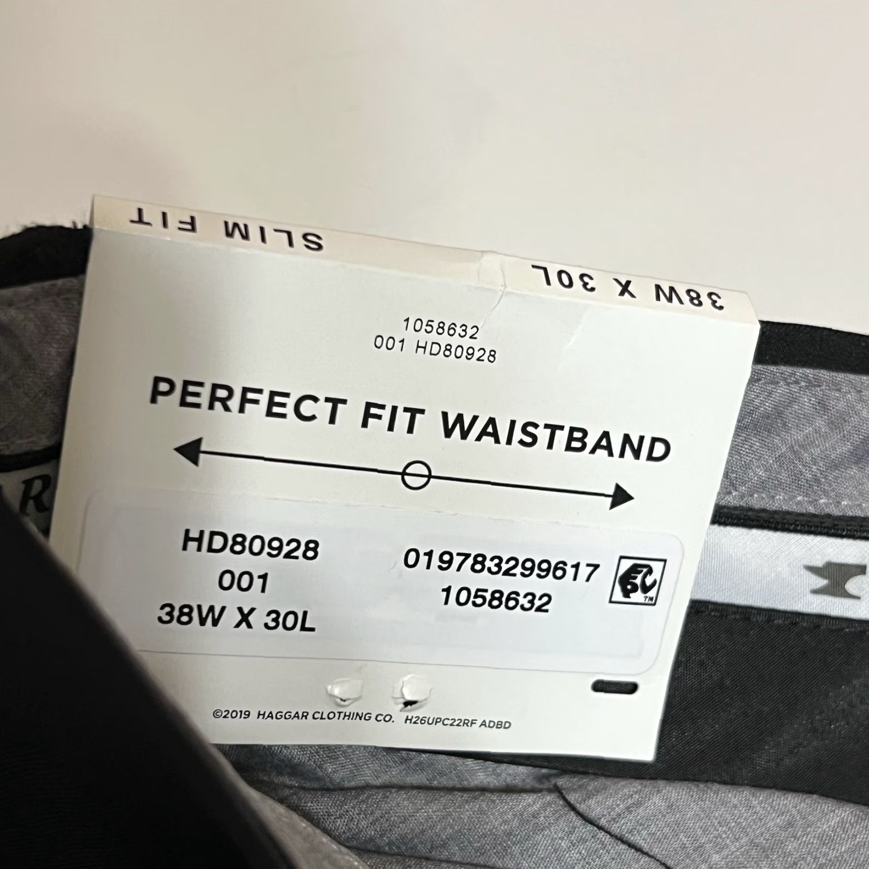 Haggar Haggar Slim Dress Pants Men 36x30 Black Polyester Flat Front Stretch NWT Size US 36 / EU 52 - 7 Thumbnail