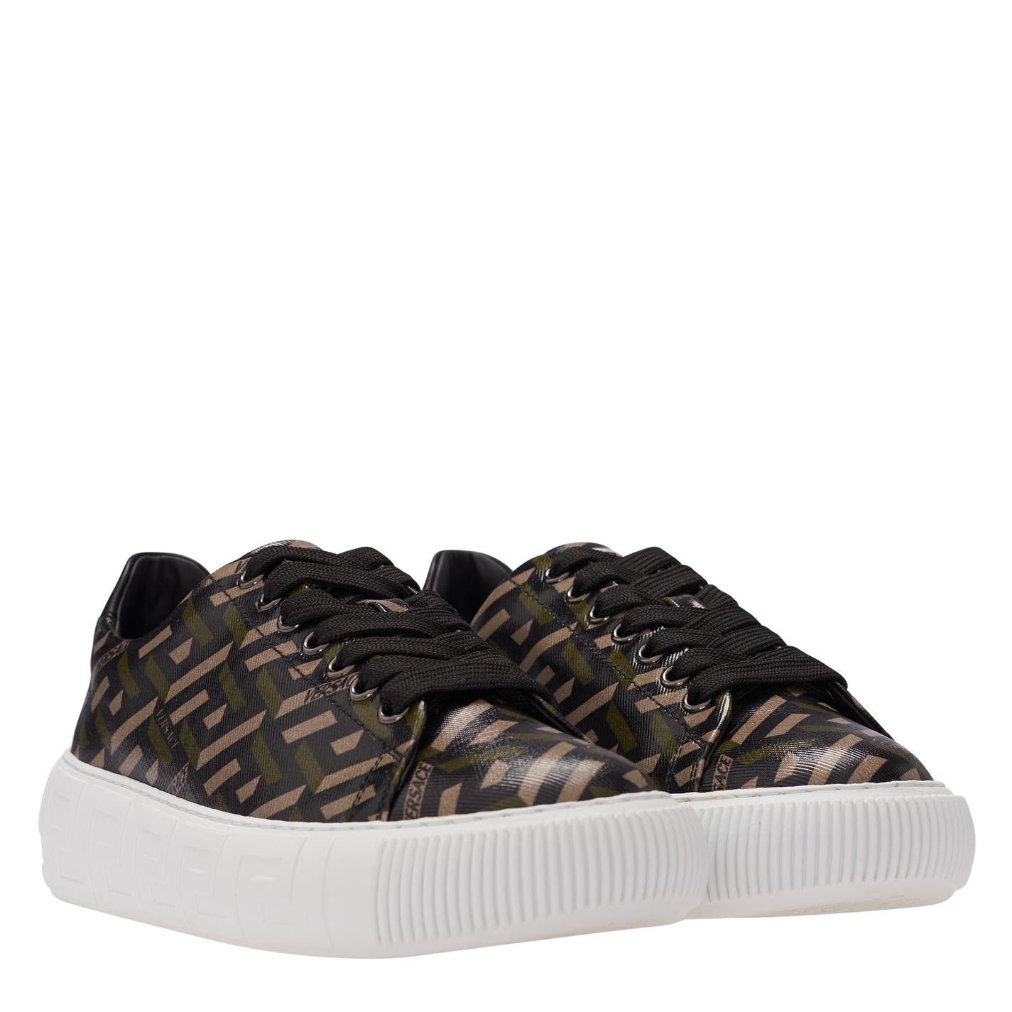 Versace Versace Greca Low Top Sneakers Women's Size US 7 EU 37 Size US 7 / IT 37 - 4 Thumbnail