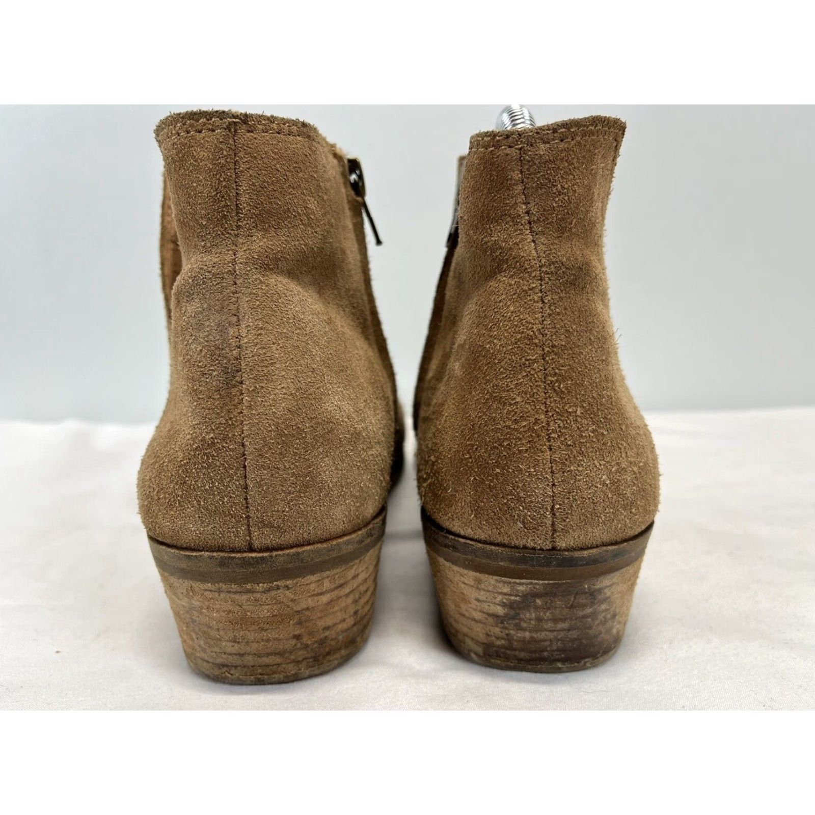 Frye VINTAGE Frye & Co Caden Bootie Boots Suede Ankle Brown Women 9.5 Shoes Size US 9.5 GUC Size US 9.5 / IT 39.5 - 4 Thumbnail