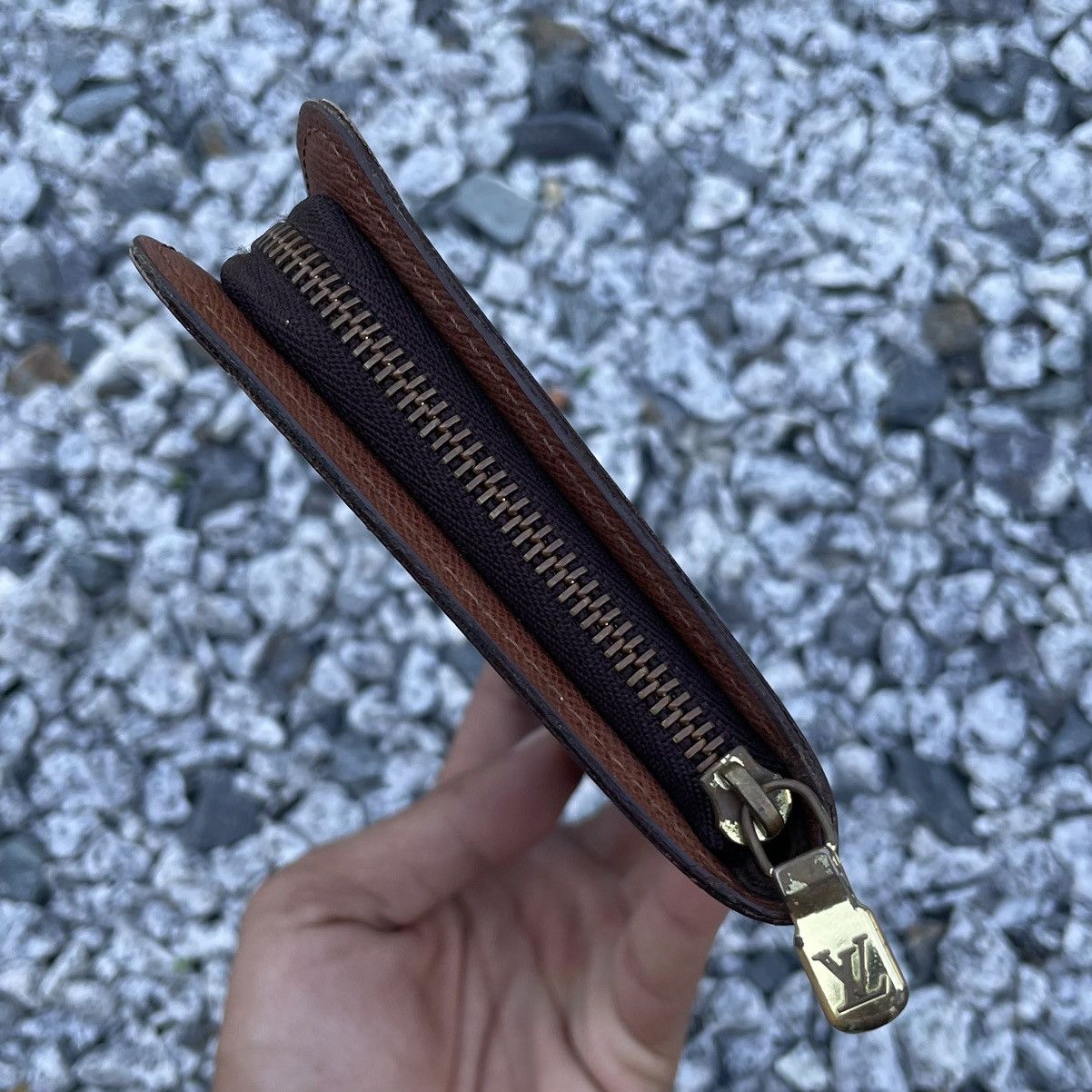 Louis Vuitton × Vintage Louis Vuitton Porte Monnaie Zip Long Wallet Size ONE SIZE - 4 Thumbnail