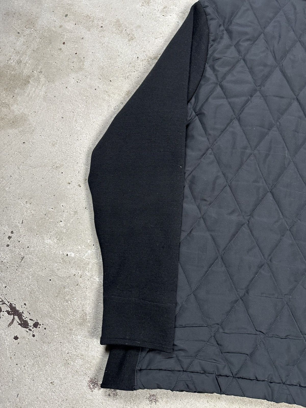 Paul & Shark Paul & Shark Hybrid Wool Jacket Leather Trims Quilted Size US XL / EU 56 / 4 - 12 Thumbnail