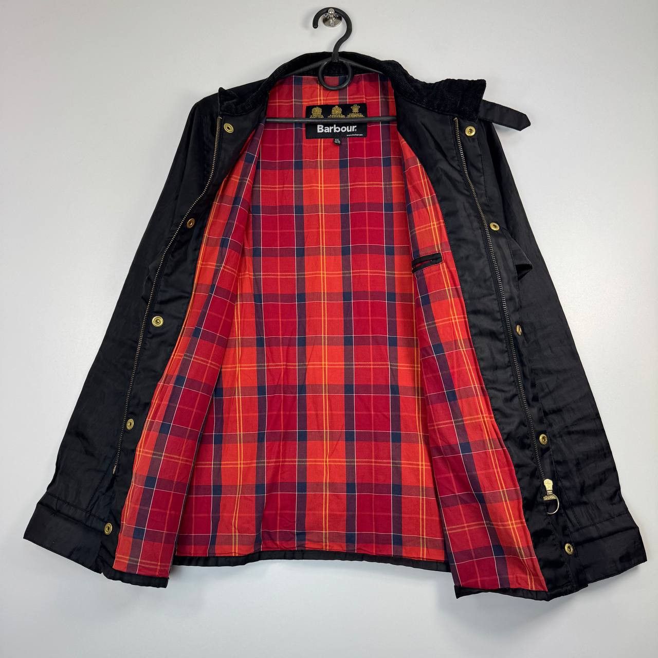 Barbour Barbour International Wax Jacket Black Boys Size XXL 14-15Y Size US XXS / EU 40 - 7 Thumbnail