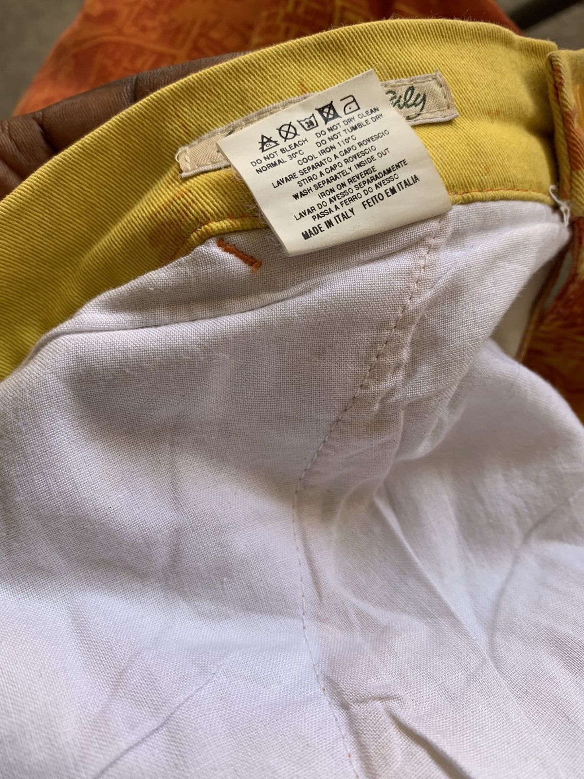 Jean Paul Gaultier 1995 Jean Paul Gaultier Orange Comics Pants Size US 32 / EU 48 - 11 Thumbnail