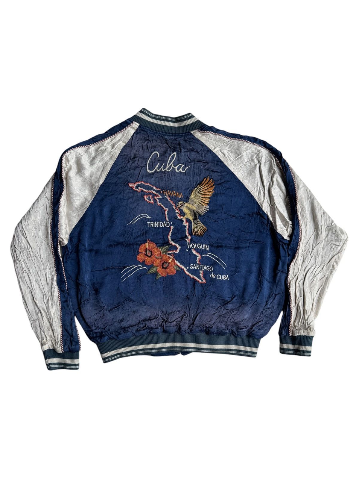 Vintage VERY RARE VINTAGE JACKET SOUVENIR SUKAJAN CUBA MAP Size US L / EU 52-54 / 3 - 1 Thumbnail