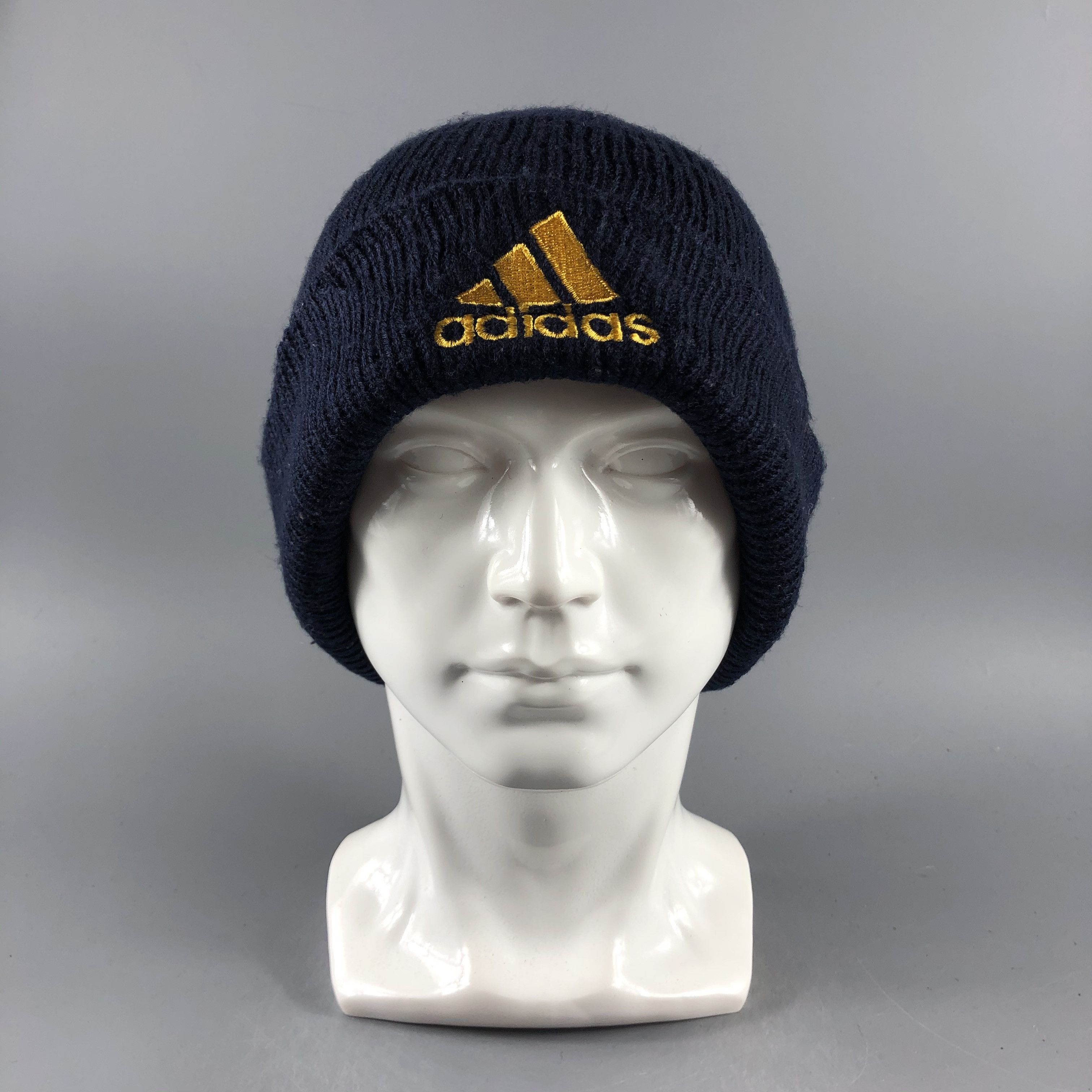 Adidas × Vintage Adidas Basic Beanie Snow Hat Snow Cap -D313 Size ONE SIZE - 2 Thumbnail