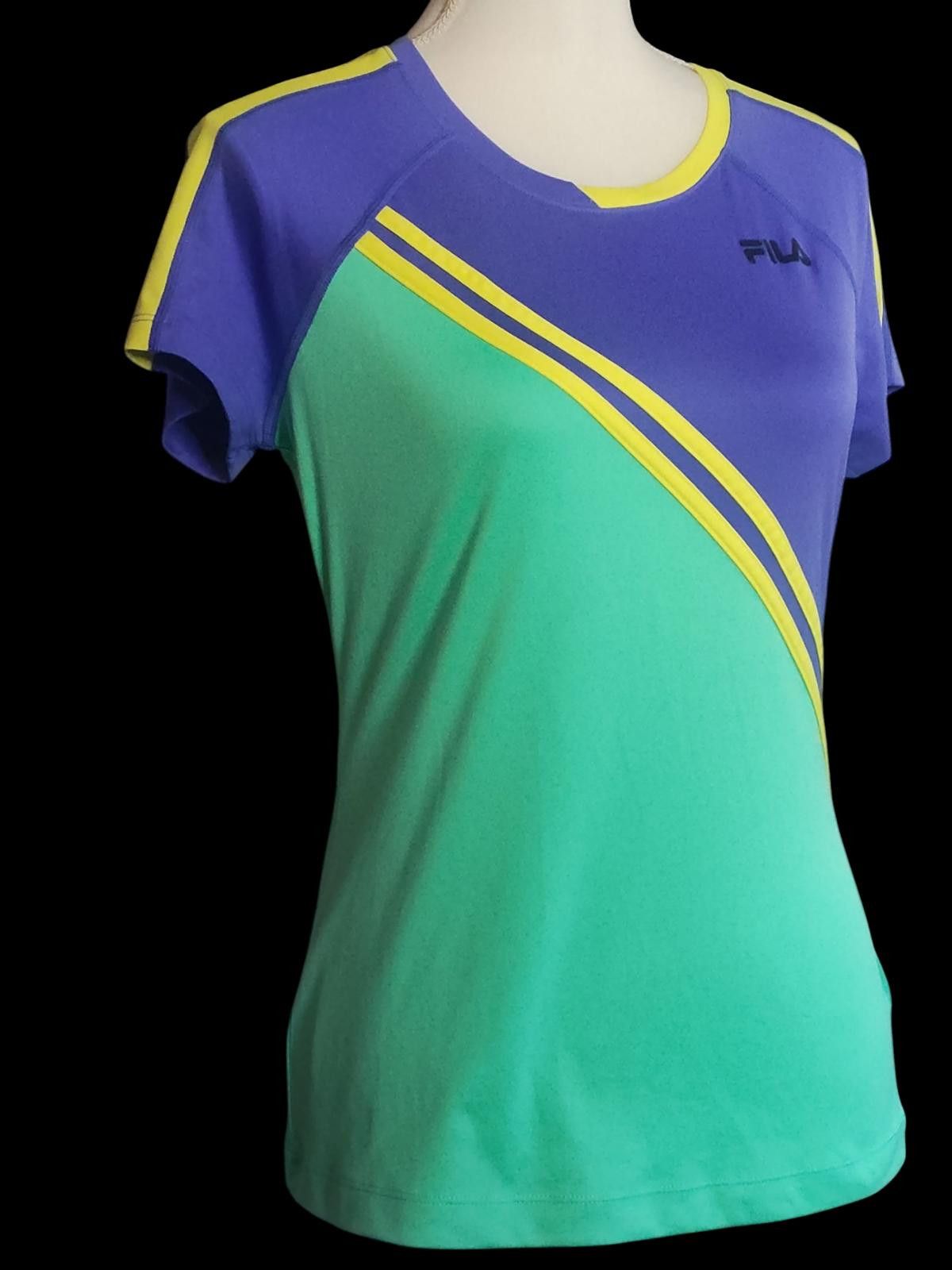 Fila FILA Colorblock Short Sleeve Athletic T-Shirt for Women Size S / US 4 / IT 40 - 4 Thumbnail