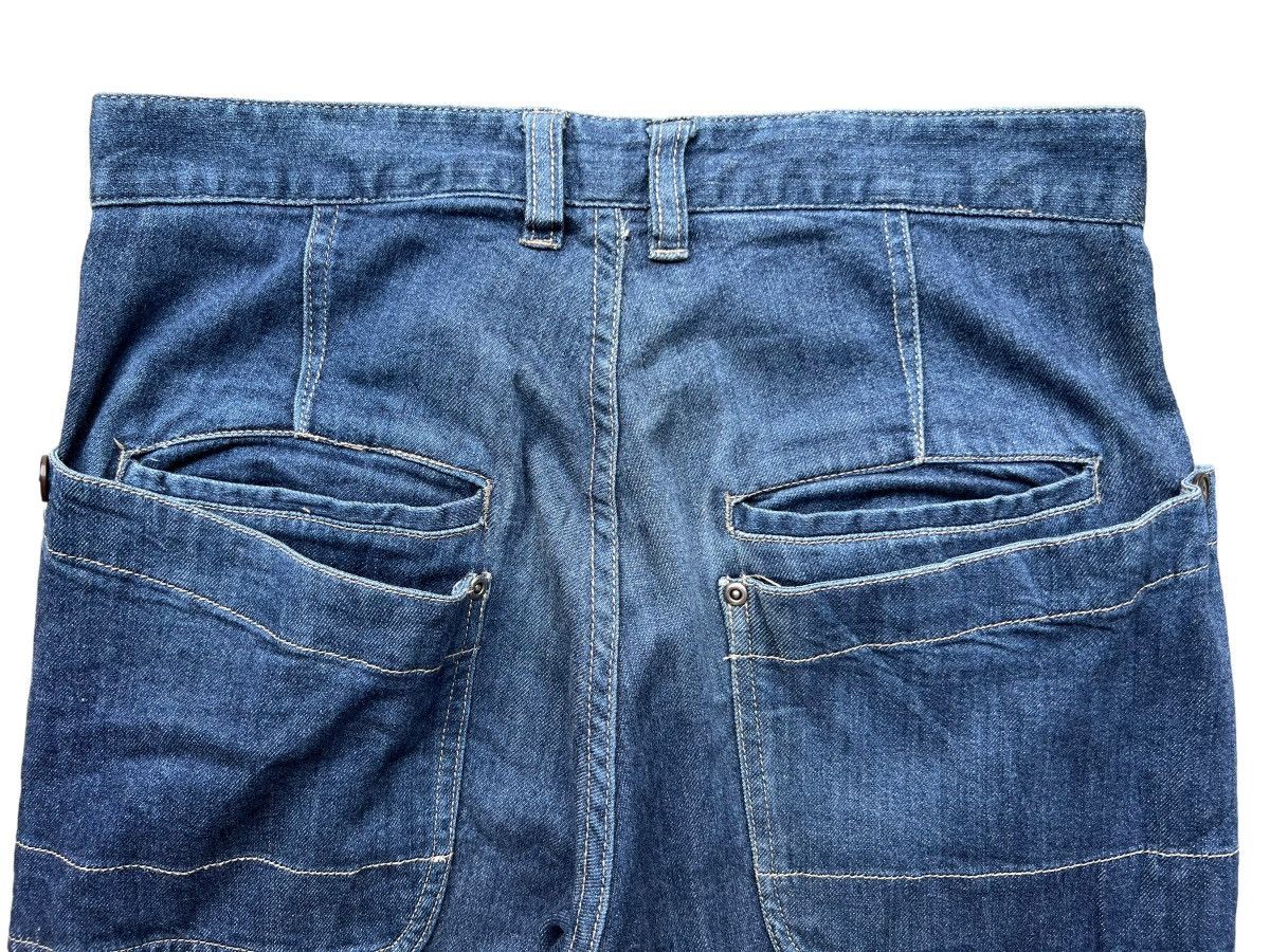Japanese Brand Rage Blue Japan Multipocket Straight Cut Pants 30x31 Size US 30 / EU 46 - 10 Thumbnail