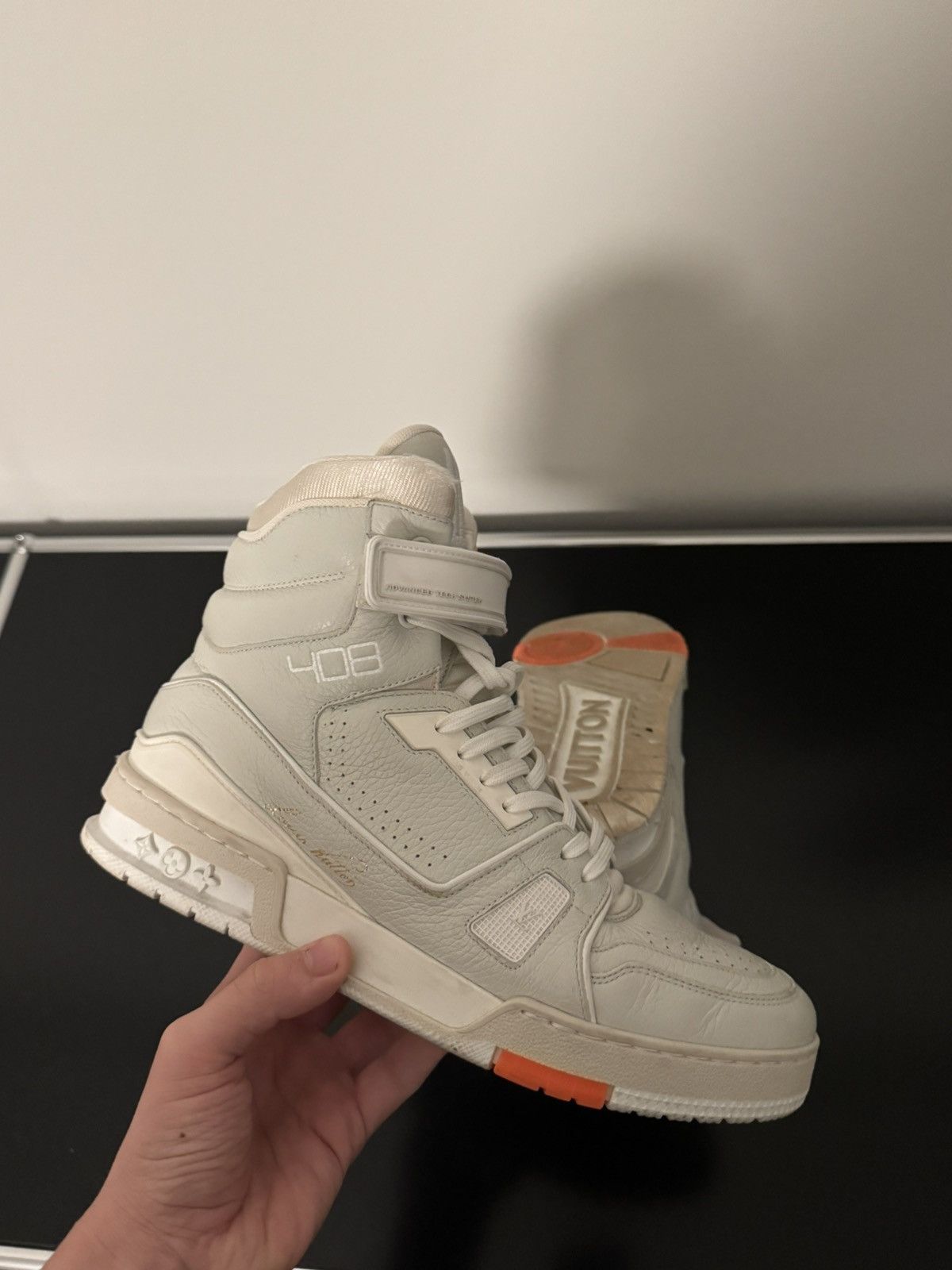 Louis Vuitton Louis Vuitton Skate Trainer High – Virgil Abloh Era (2019) Size US 7.5 / EU 40-41 - 1 Thumbnail