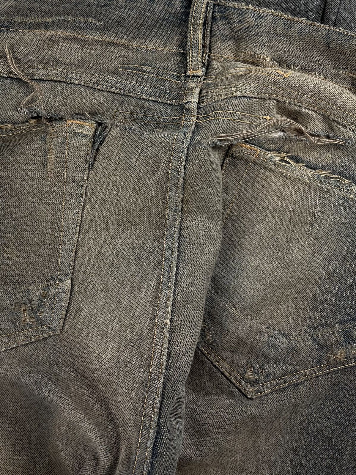 Rick Owens FW06 Rick Owens Dustulator Dark Shadow Dust Wash Denim Jeans Size US 34 / EU 50 - 10 Thumbnail