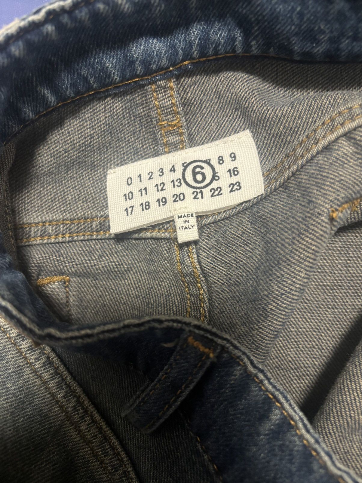 Maison Margiela Maison Margiela MM6 Patch Distress Denim Size US 36 / EU 52 - 5 Thumbnail