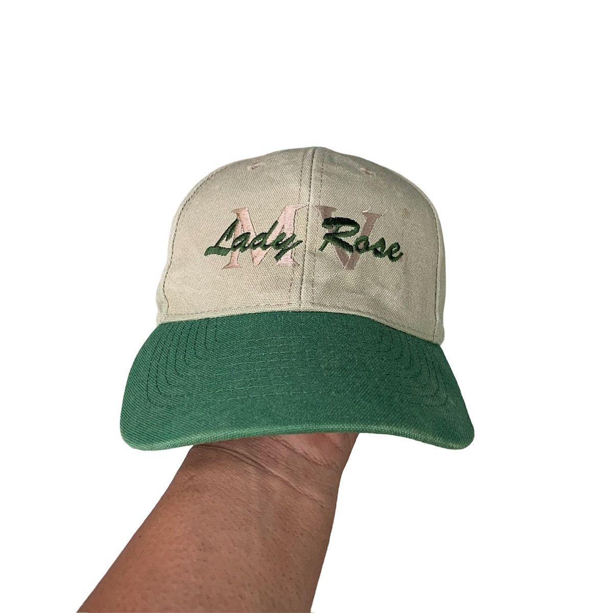 Vintage Vintage Lady Rose Twotone Dad Cap Baseball Hats Size ONE SIZE - 1 Thumbnail