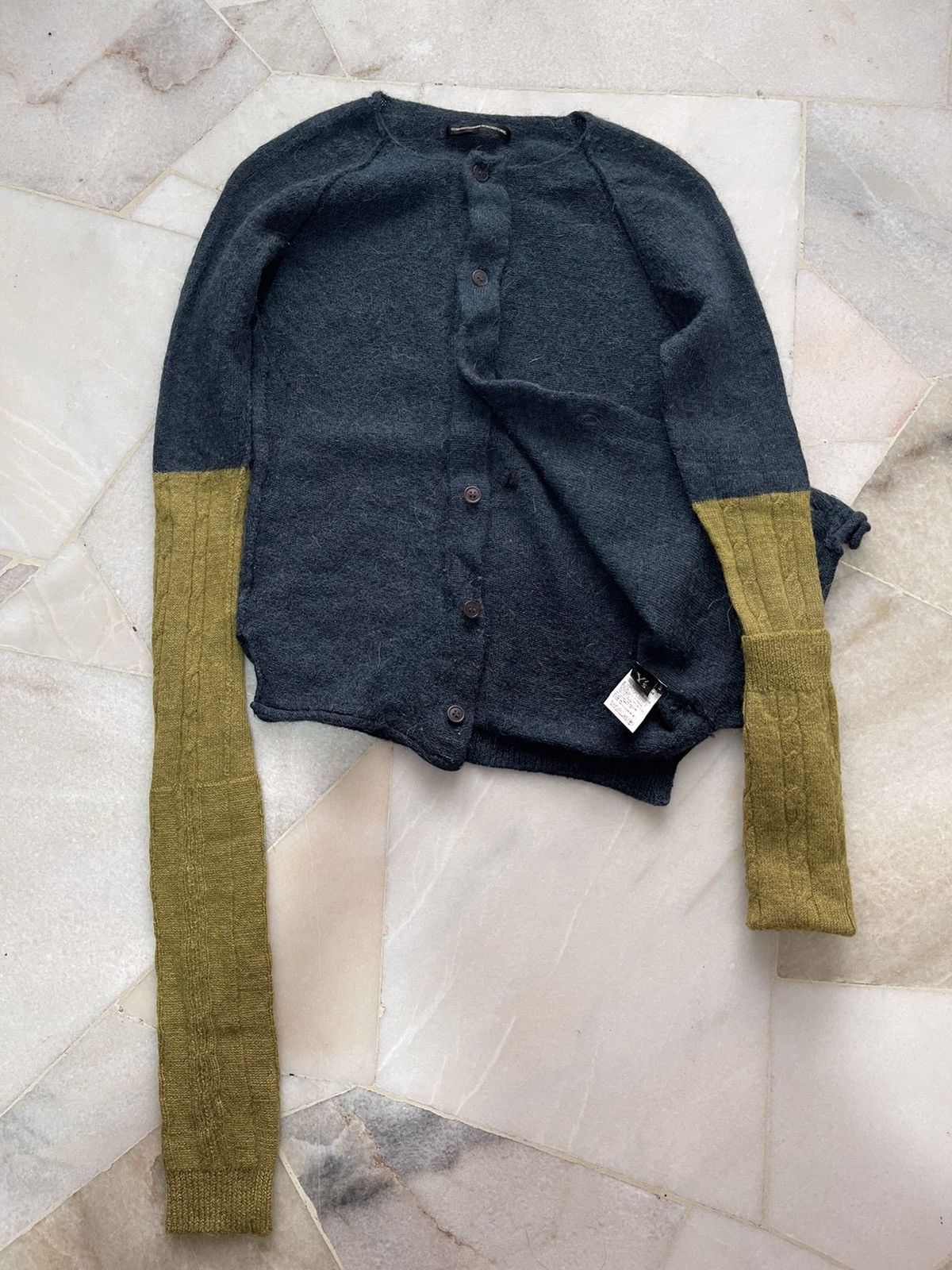 Y's × Yohji Yamamoto 2000s Yohji Yamamoto Ys Very Long Sleeve Knit Size US XS / EU 42 / 0 - 10 Thumbnail