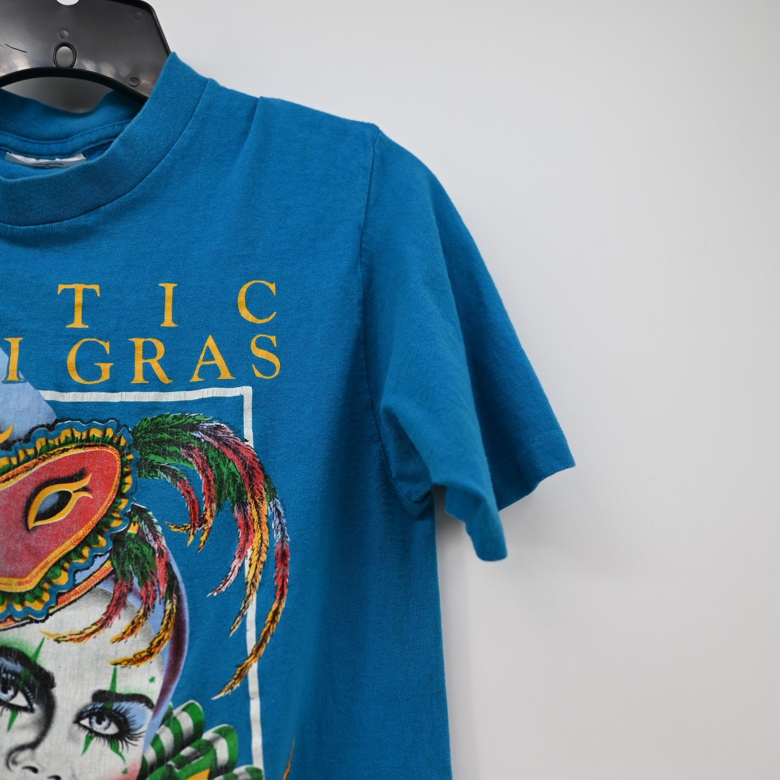 Vintage Vintage Marti Grass New Orleans S Blue Tshirt Single Stitch Size US S / EU 44-46 / 1 - 14 Thumbnail