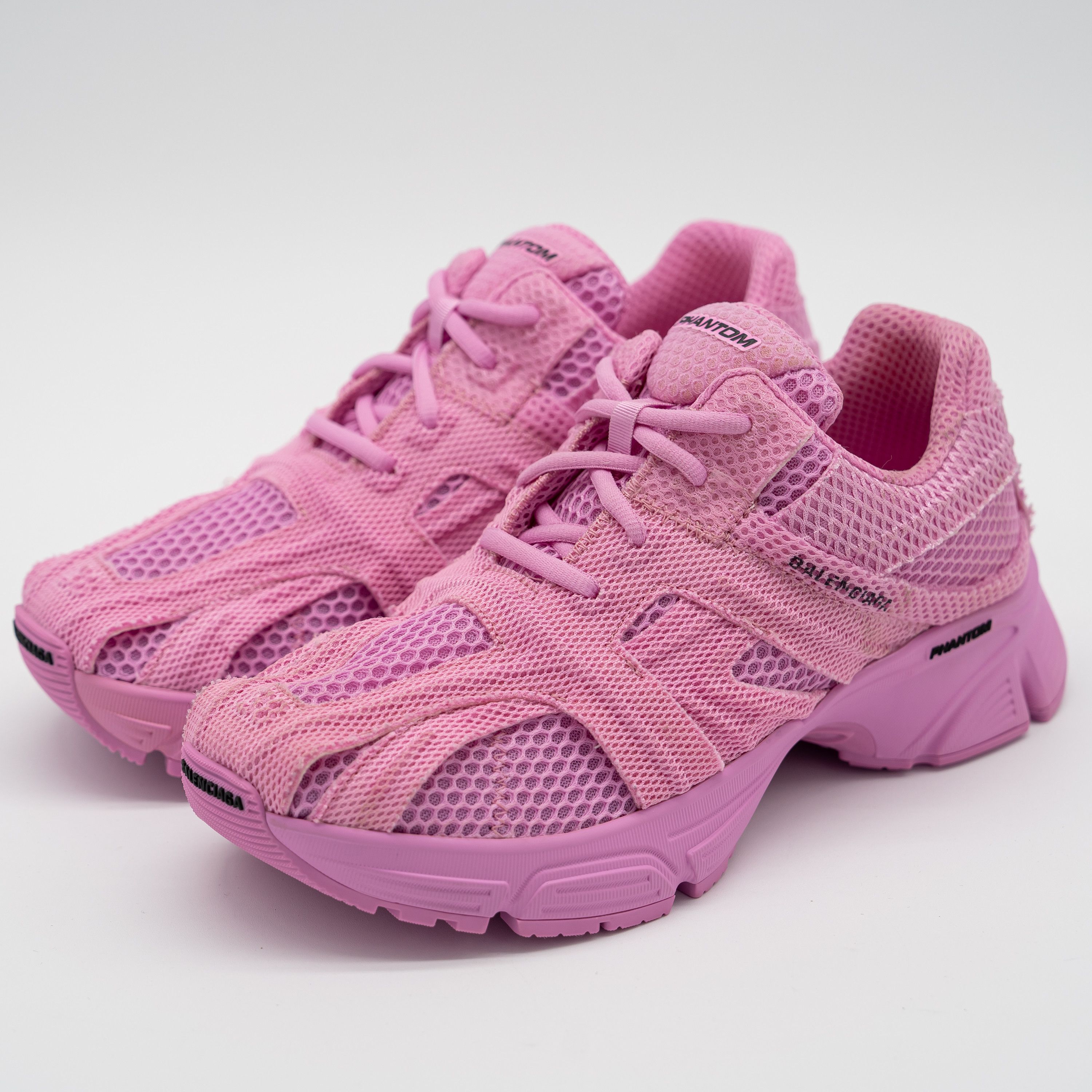 Balenciaga 38 EU / 8 US Balenciaga Phantom Sneakers Pink Mesh Size US 8 / IT 38 - 1 Thumbnail