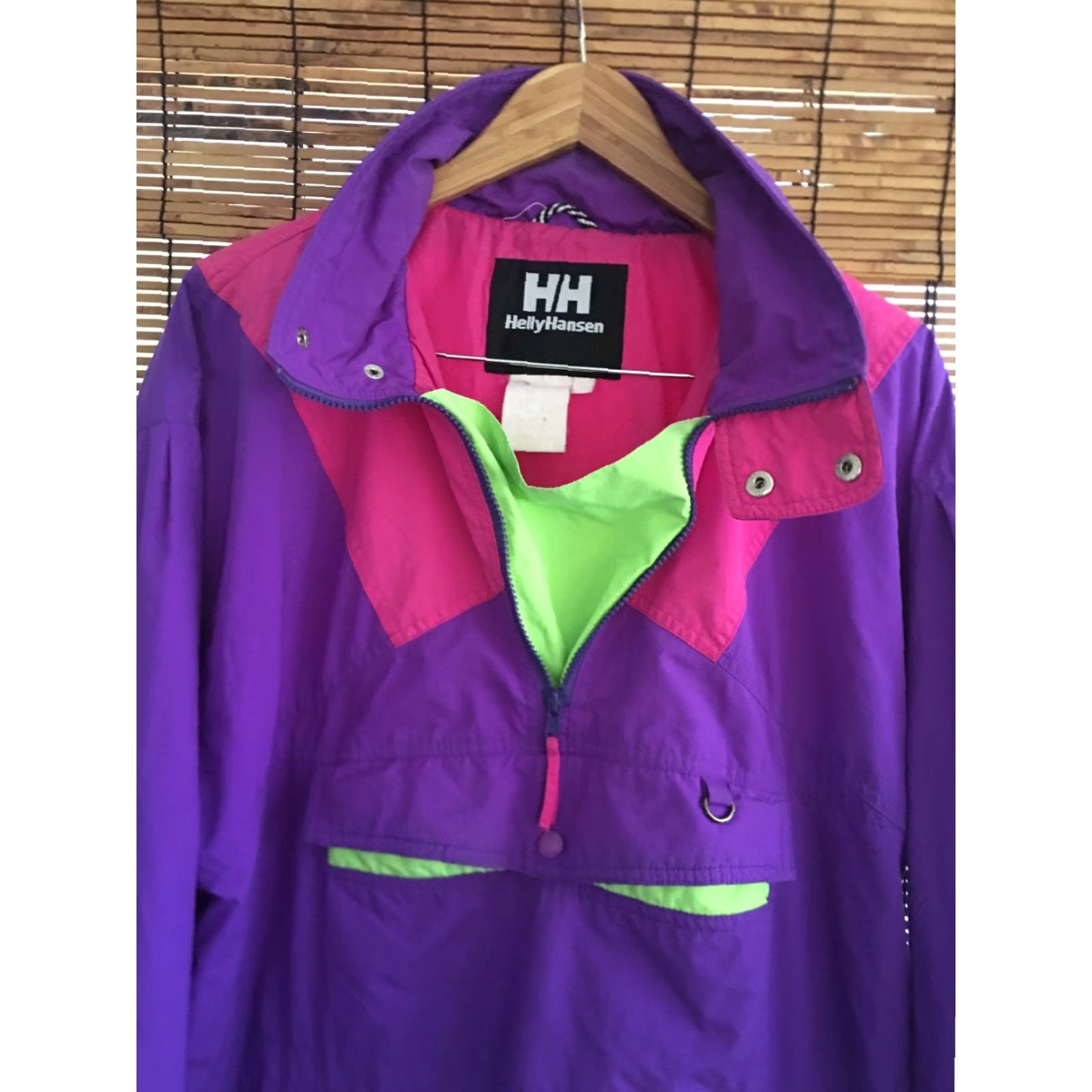 Helly Hansen VINTAGE Helly Hansen Medium Kangaroo Pouch Pullover Jacket Green M Mens Womens Boys Girls Kangaroo Pouch Pullover Jacket Ski Snowboard Size US M / EU 48-50 / 2 - 4 Thumbnail