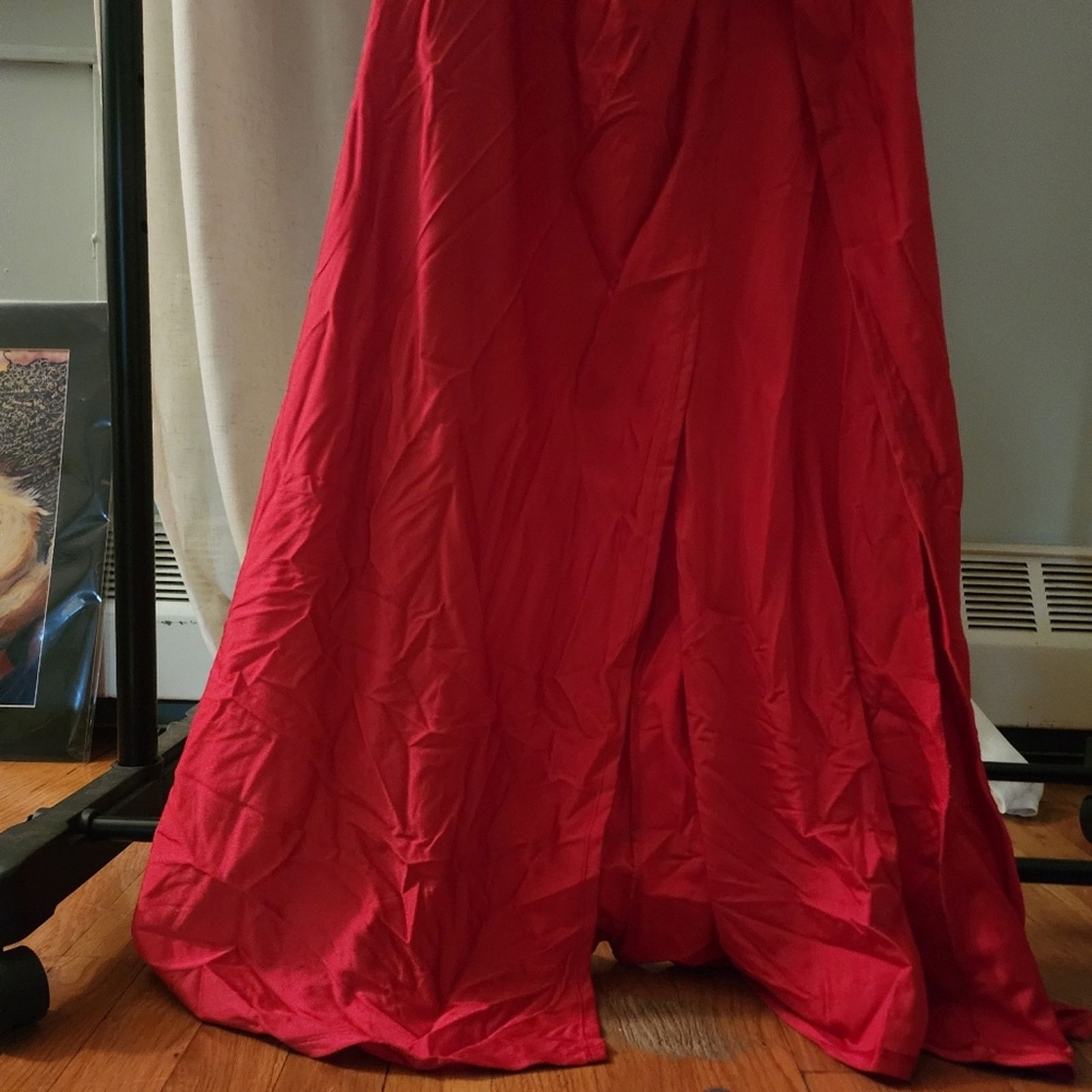 Other Fashion nova Liliana Ruffle maxi dress Size L / US 10 / IT 46 - 4 Thumbnail