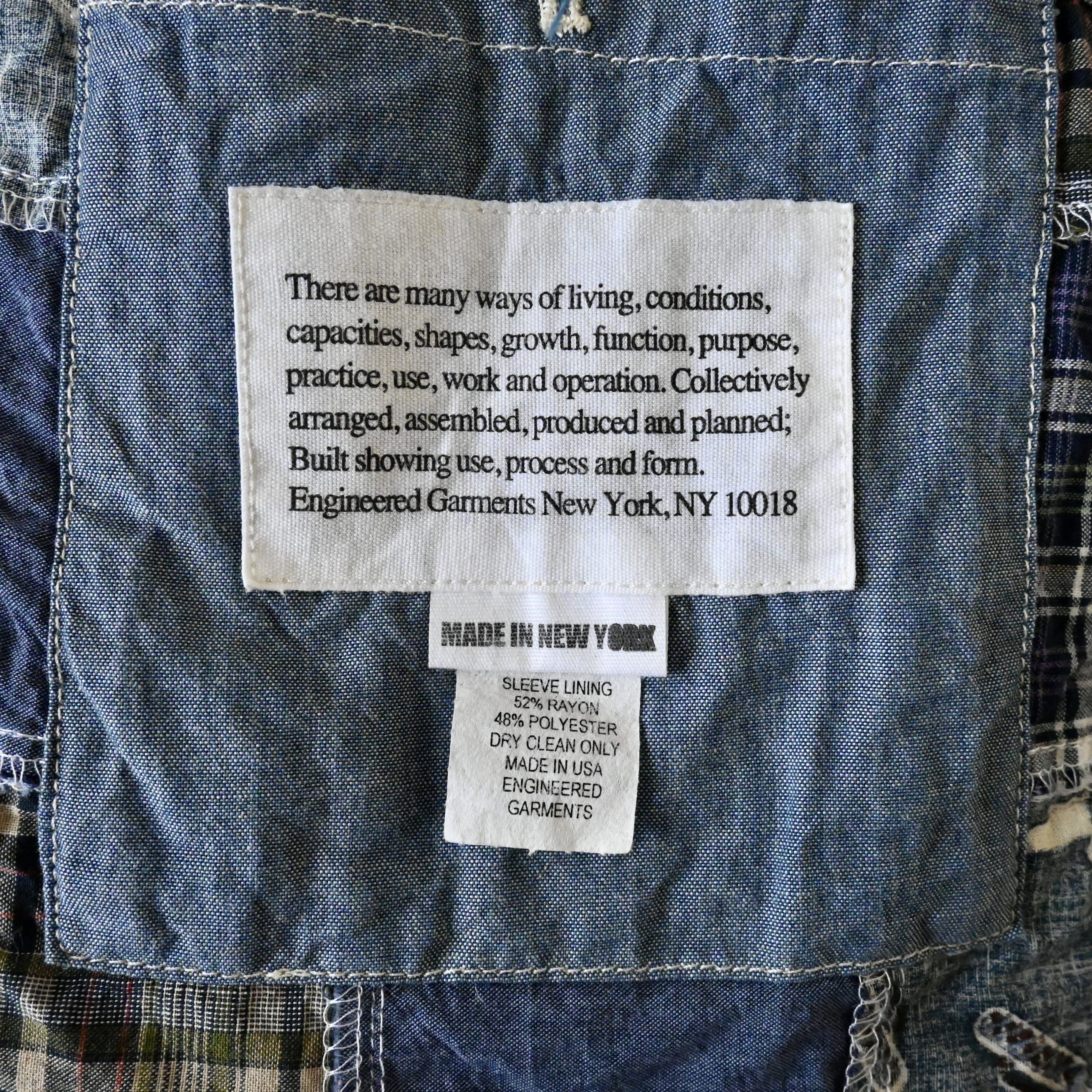 Beams Plus × Engineered Garments Engineered Garments x Beams Plus patchwork cotton blazer Size US M / EU 48-50 / 2 - 17 Thumbnail