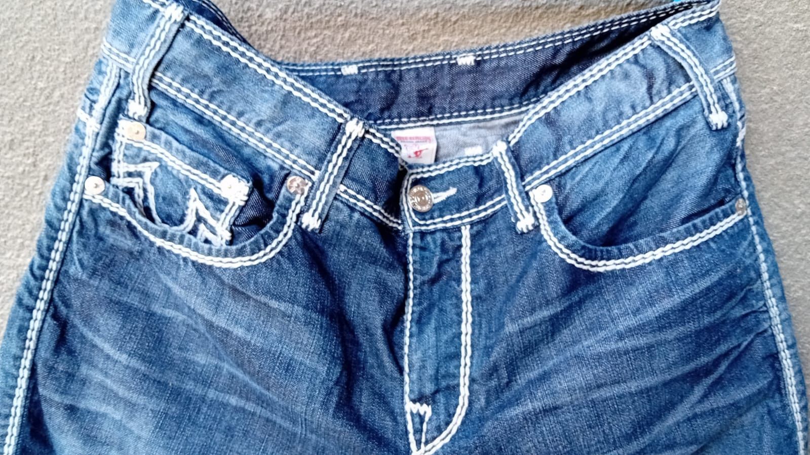 True Religion True Religion Jeans Section Slim Denim sz 34 Size US 34 / EU 50 - 4 Thumbnail