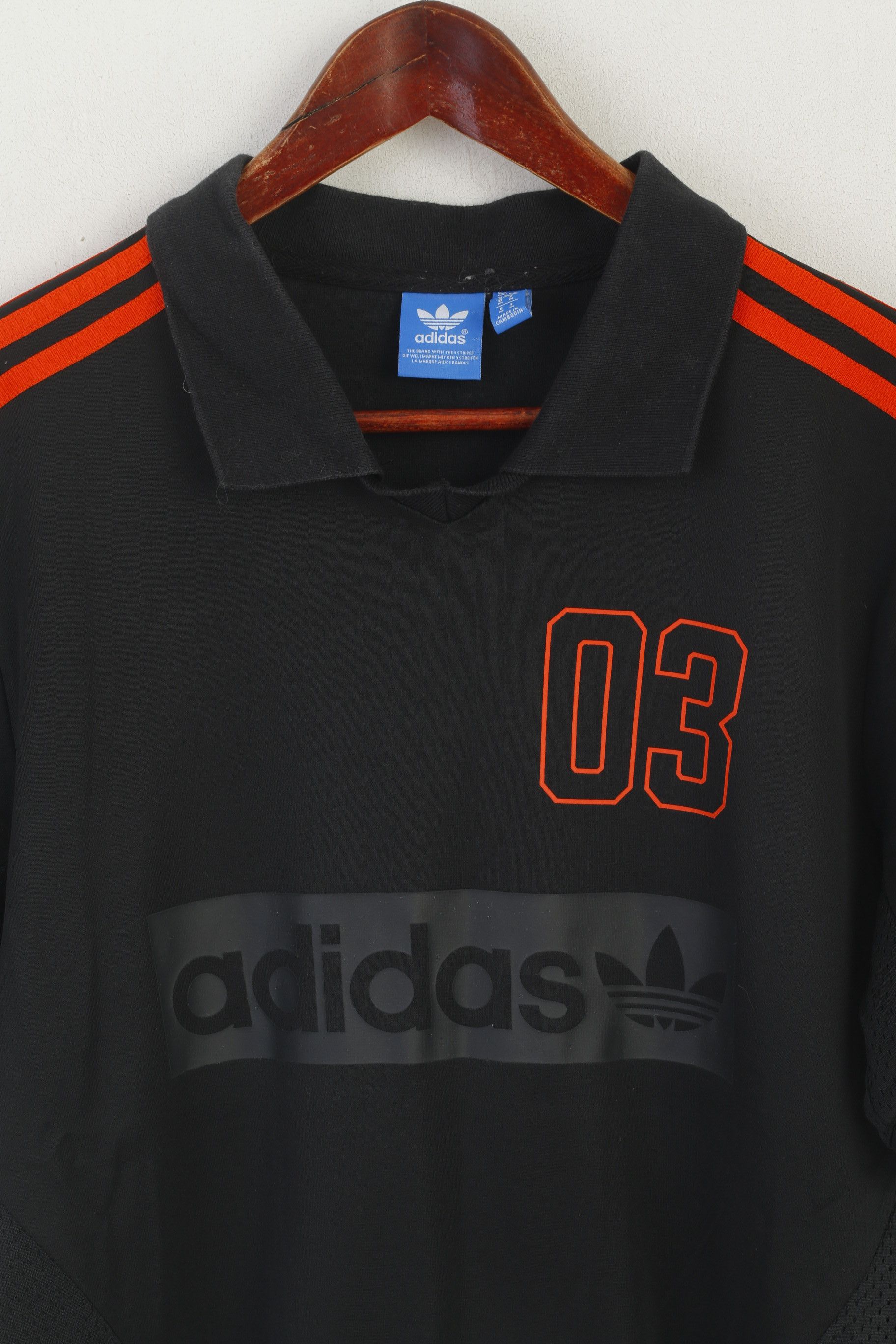 Adidas Adidas Men M Polo Shirt Black Sportswear 6260 Size US M / EU 48-50 / 2 - 3 Thumbnail