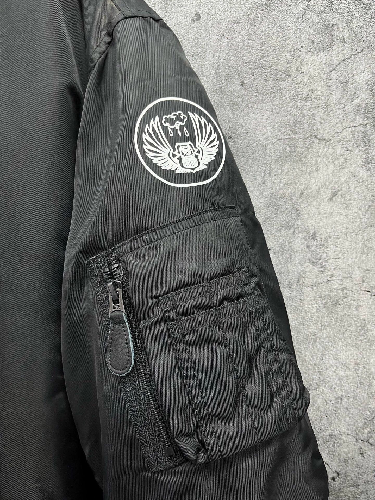 Bape Bape MAX1 Black Shark Flight Cotton Jacket M Size US M / EU 48-50 / 2 - 5 Thumbnail