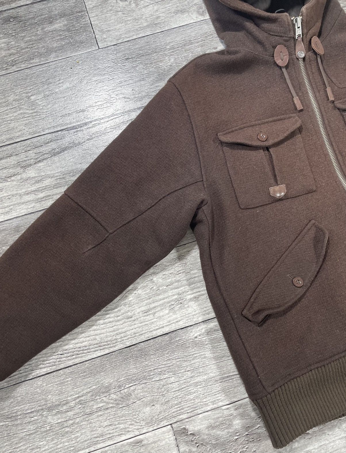 The North Face Rare Vintage The North Face 2008 Wool MA-1 Style Bomber Size US L / EU 52-54 / 3 - 7 Thumbnail