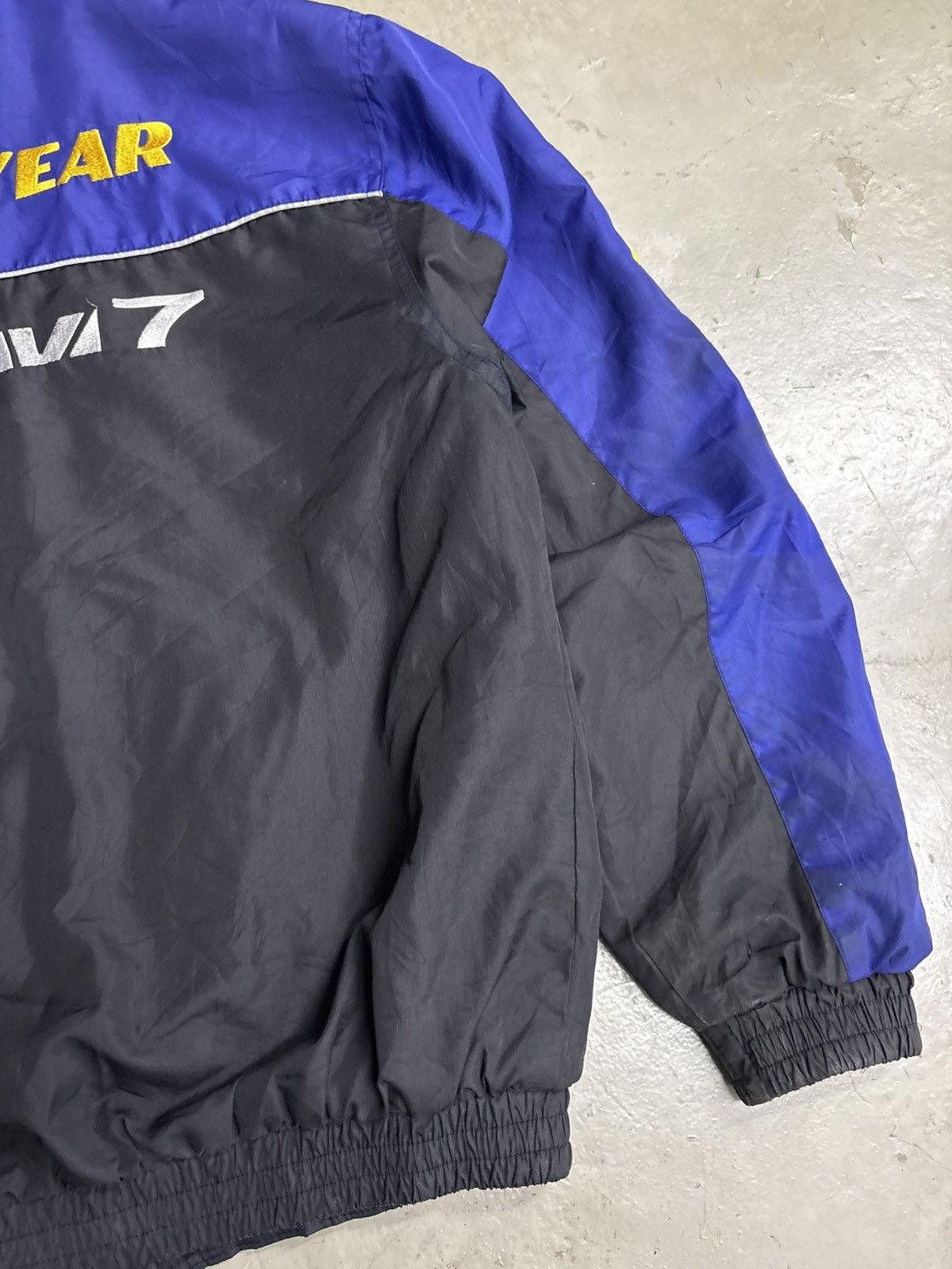 Vintage vintage 1990s Goodyear Ice Nava 7 embroidered zipper jacket Size US L / EU 52-54 / 3 - 4 Thumbnail