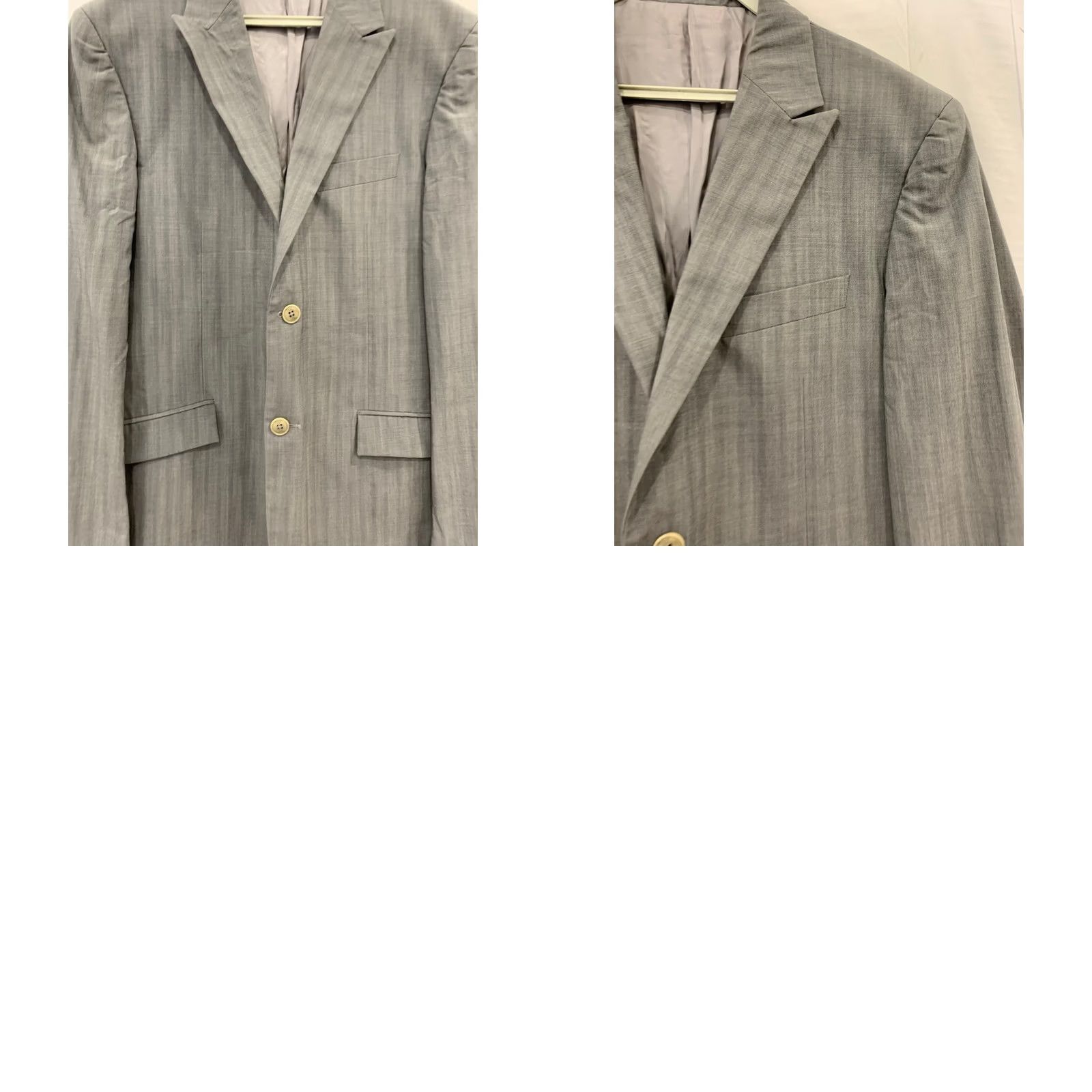 Thierry Mugler Mugler Men’s Capri Blazer / Suit Jacket - 100% Wool Gray, Size IT 52/44 (M), Vintage Size 40R - 8 Thumbnail