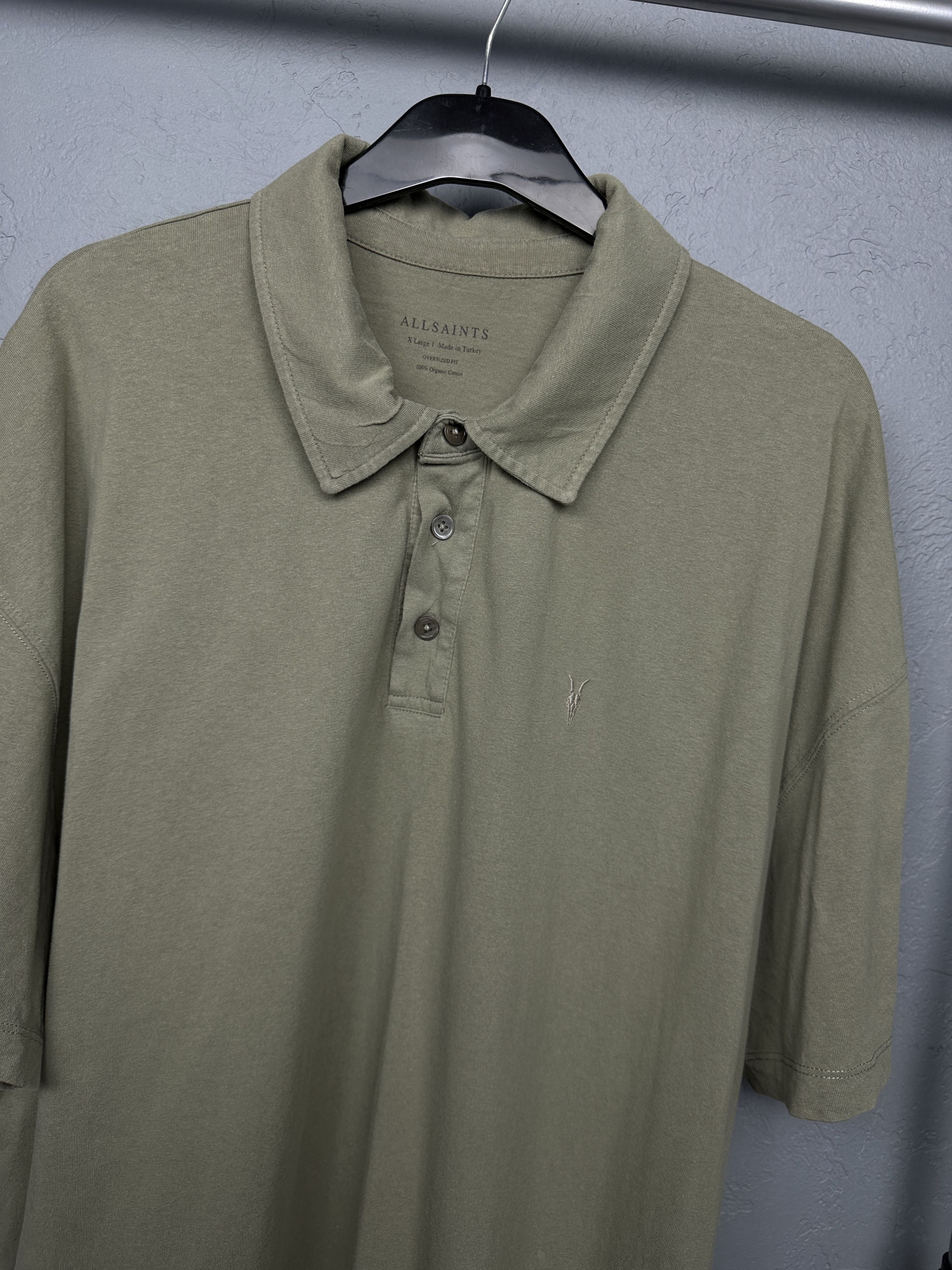 Allsaints Allsaints Lex Mens Polo Shirt Size US XL / EU 56 / 4 - 2 Thumbnail