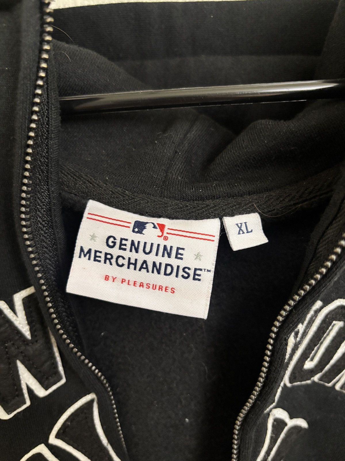 Pleasures NY Yankees x Pleasures Zip Up Hoodie Size US XL / EU 56 / 4 - 3 Thumbnail