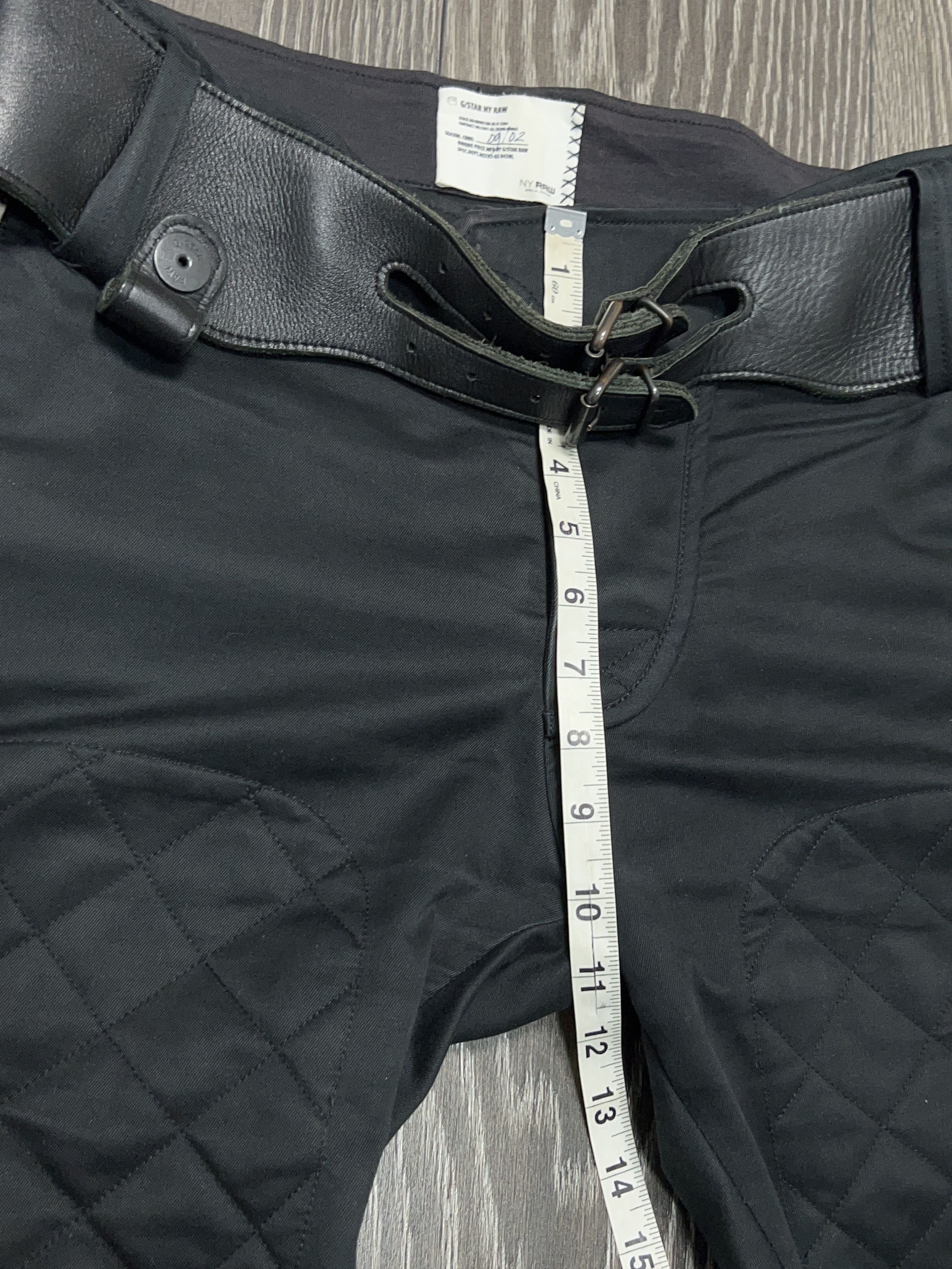 G-Star RARE NY RAW Special Edition Quilted Pants Biker Moto Style Size US 32 / EU 48 - 21 Thumbnail
