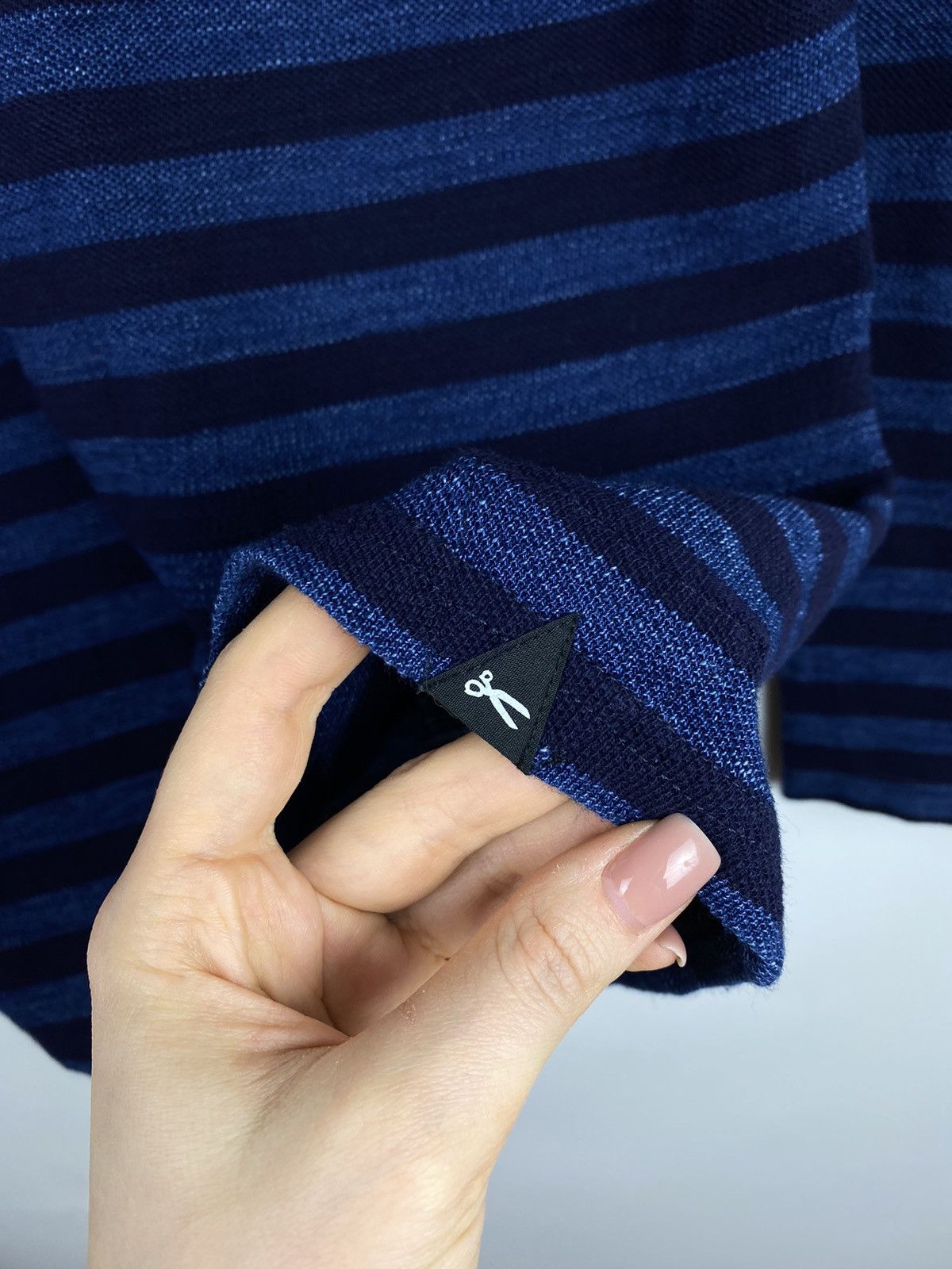 DENHAM × Japanese Brand Denham men’s striped sweatshirt pullover size S Size US S / EU 44-46 / 1 - 19 Thumbnail