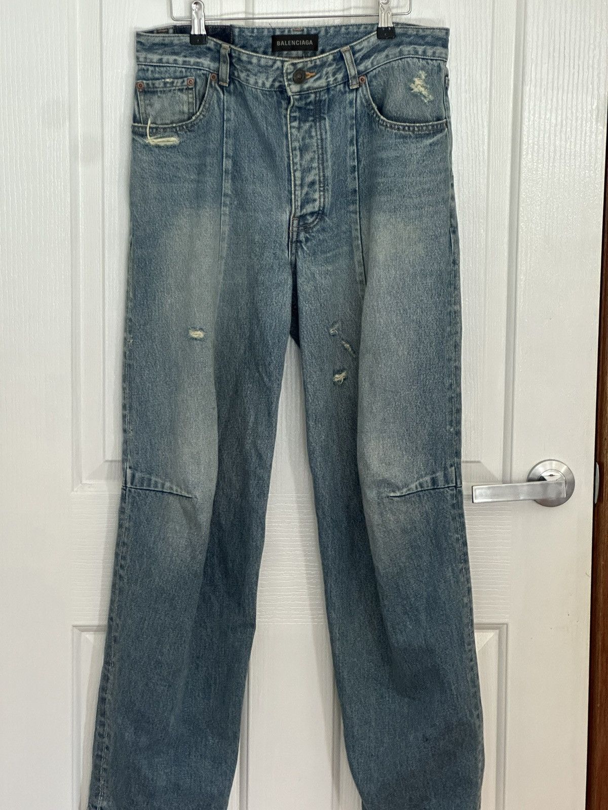 Balenciaga Balenciaga Biker Darts Jeans Size US 29 - 5 Thumbnail