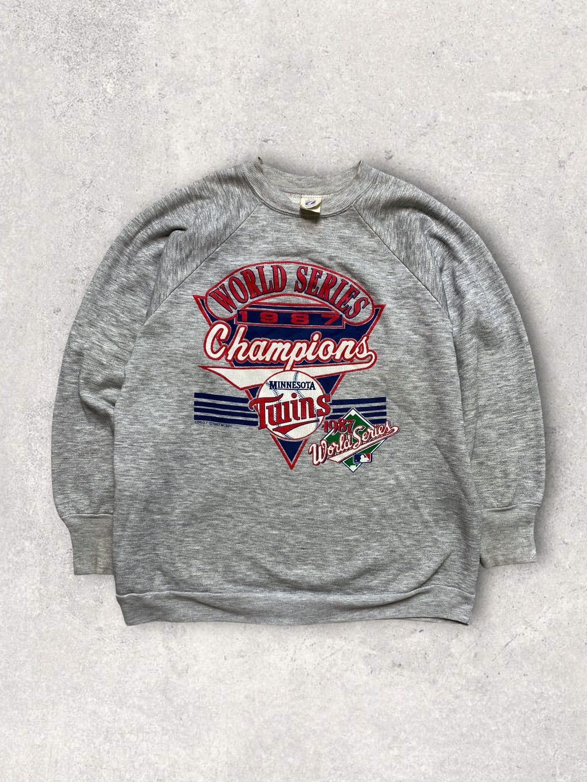 MLB × Vintage MLB 1987 Minnesota twins world series crewneck vintage Size US XL / EU 56 / 4 - 1 Thumbnail