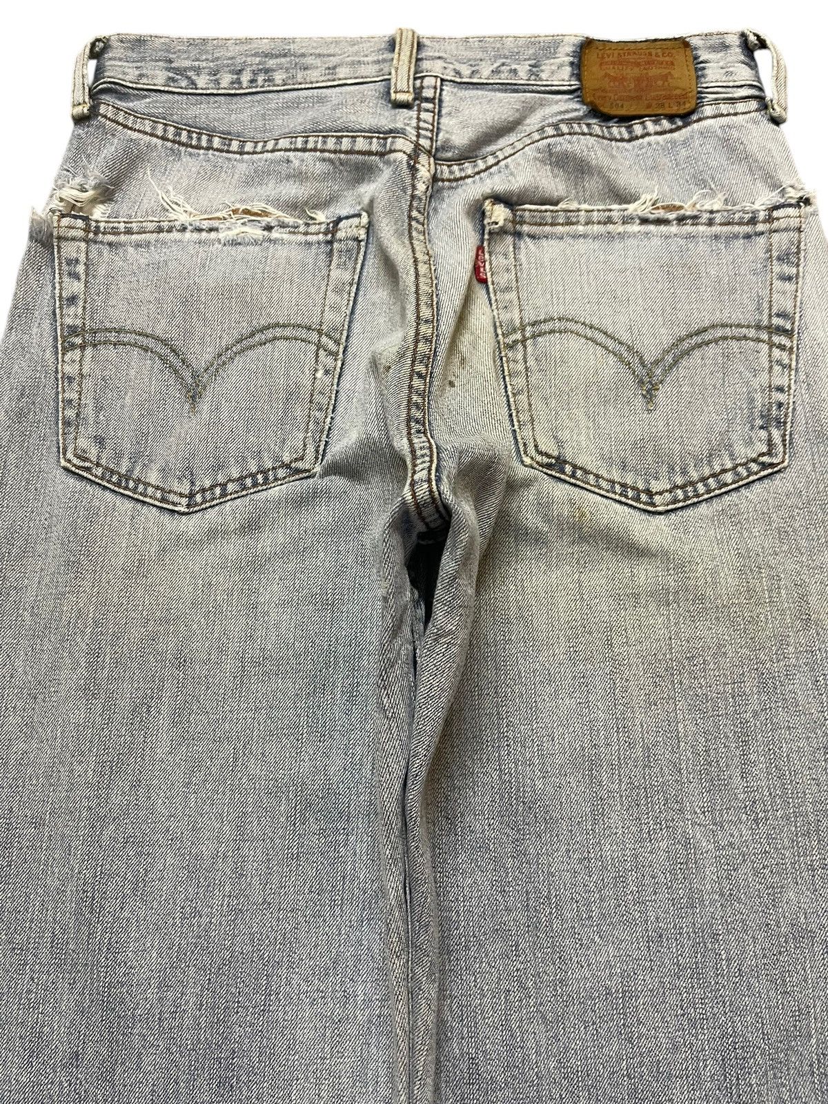 Levi's Vintage 90s Levis 504 Faded Wash Style Baggy Jeans Size US 28 / EU 44 - 5 Thumbnail