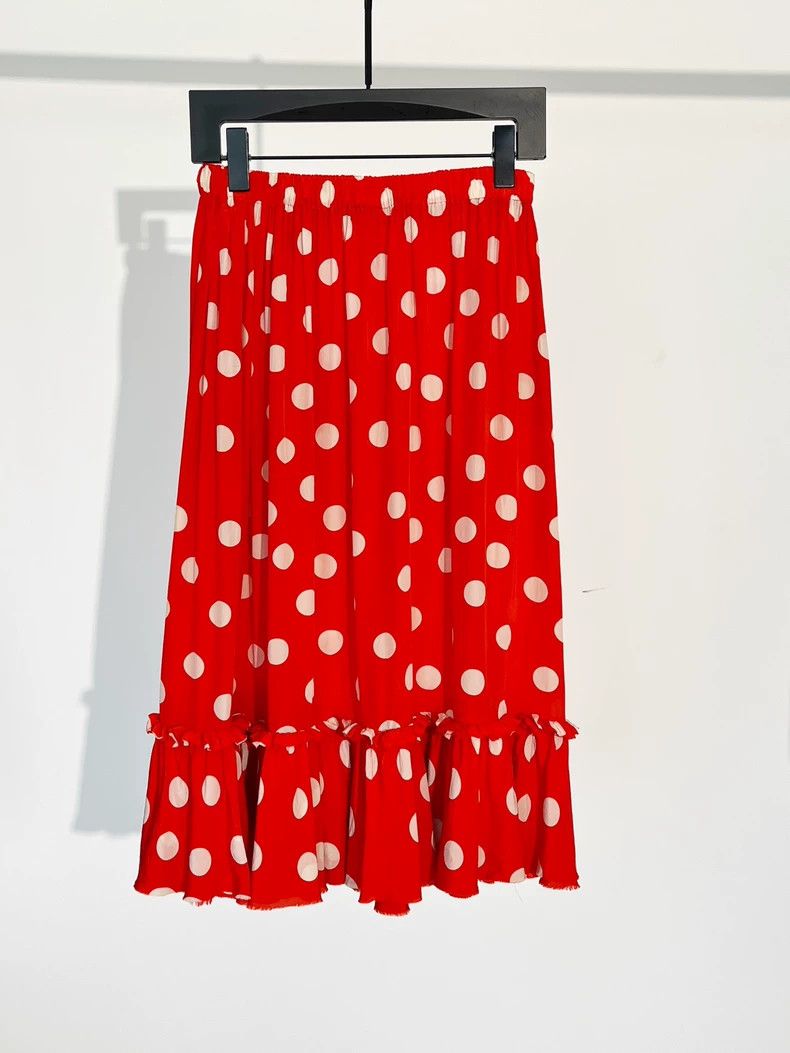 Comme des Garcons Comme des Garcons size 均码 Wave-point silk overskirt Size 23" - 1 Thumbnail