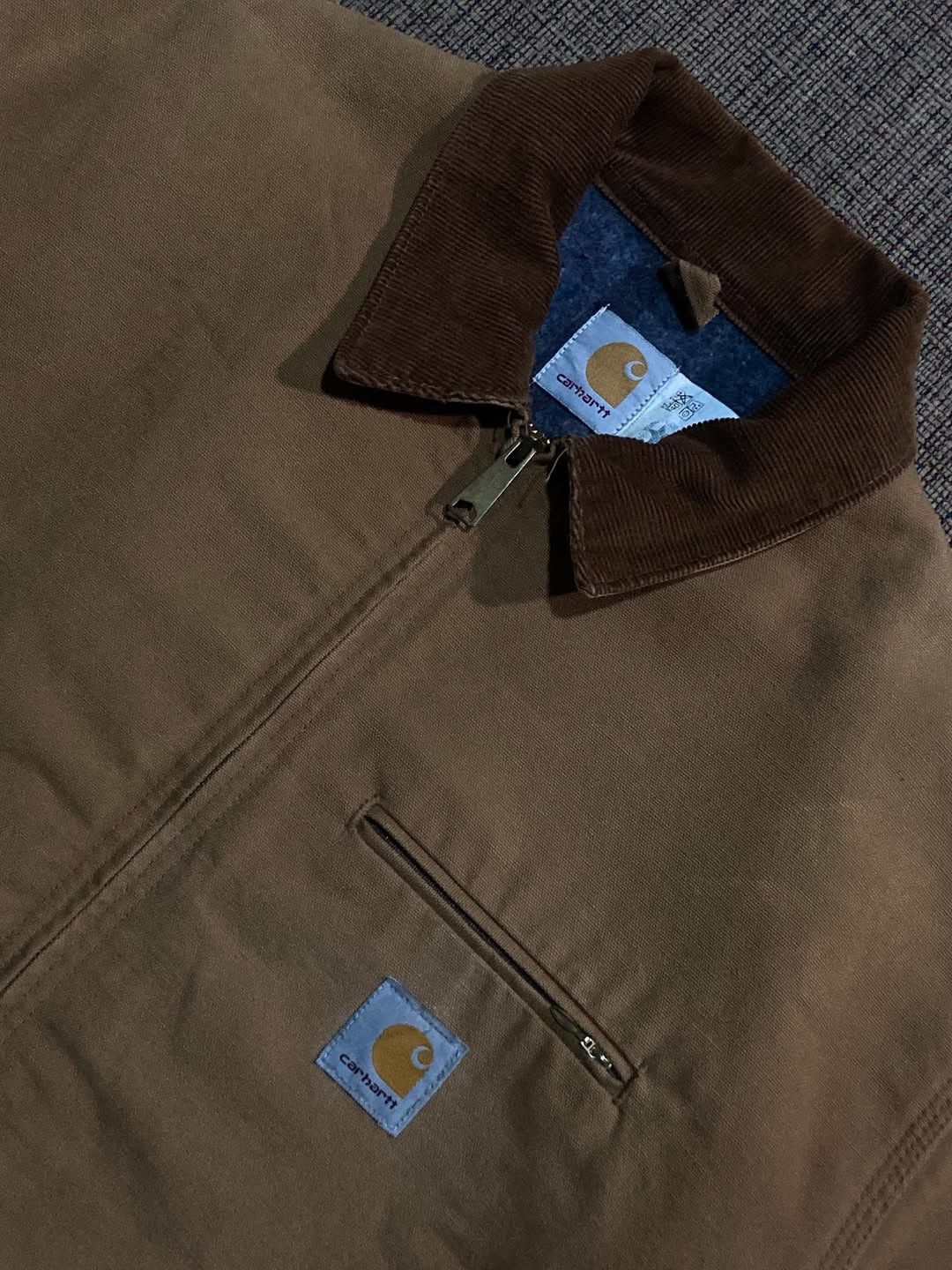 Carhartt Detroit Carhartt jacket 90s Big Logo Size US L / EU 52-54 / 3 - 4 Thumbnail