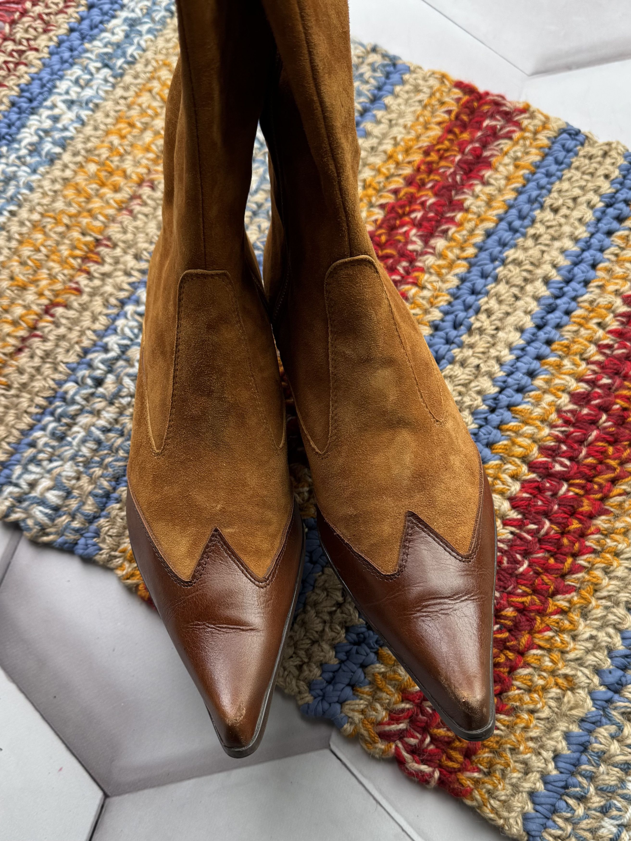 Japanese Brand Vintage Suede Boots Size US 7 / IT 37 - 7 Thumbnail