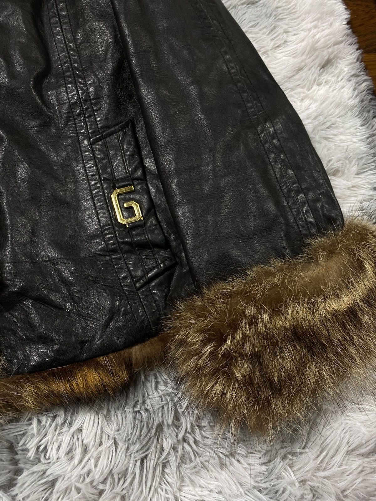 Dolce & Gabbana × Leather × Vintage Dolce & Gabbana Shearling Leather Jacket | Japanese Brand Size M / US 6-8 / IT 42-44 - 2 Thumbnail