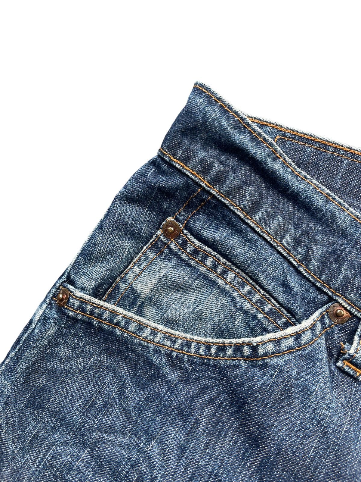 Levi's Vintage 90’s Levis 607 Orange Tab Distresed Denim Size US 34 / EU 50 - 7 Thumbnail