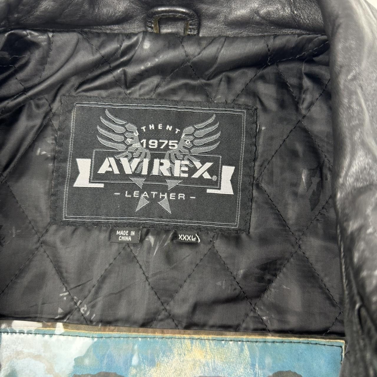 Avirex Avirex Leather Jacket Size US XL / EU 56 / 4 - 6 Thumbnail