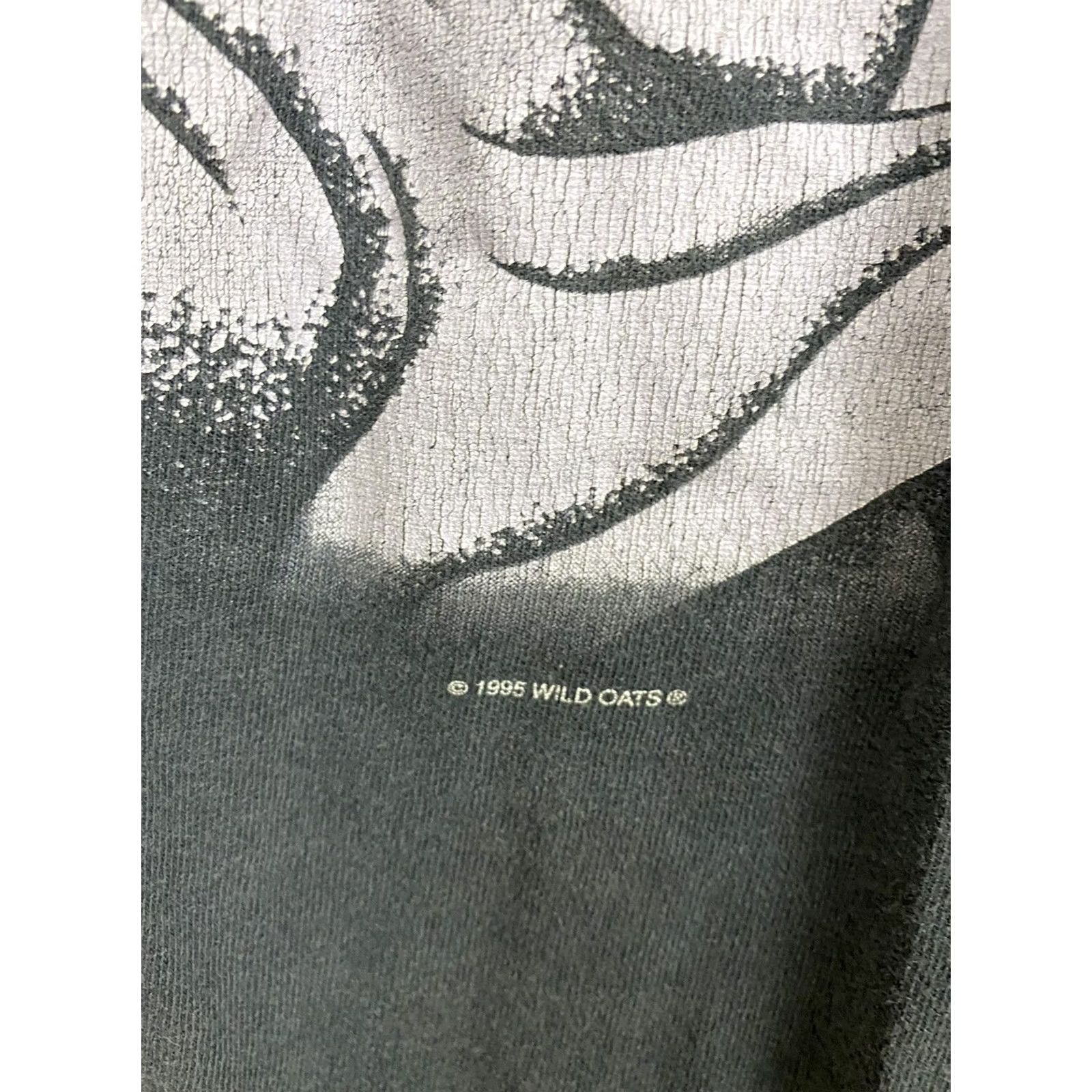 Vintage VTG Wild Oats Gargoyle Gothic Medieval Art Double Sided T-Shirt XL Black Men Short Sleeve Size XL Size US XL / EU 56 / 4 - 3 Thumbnail