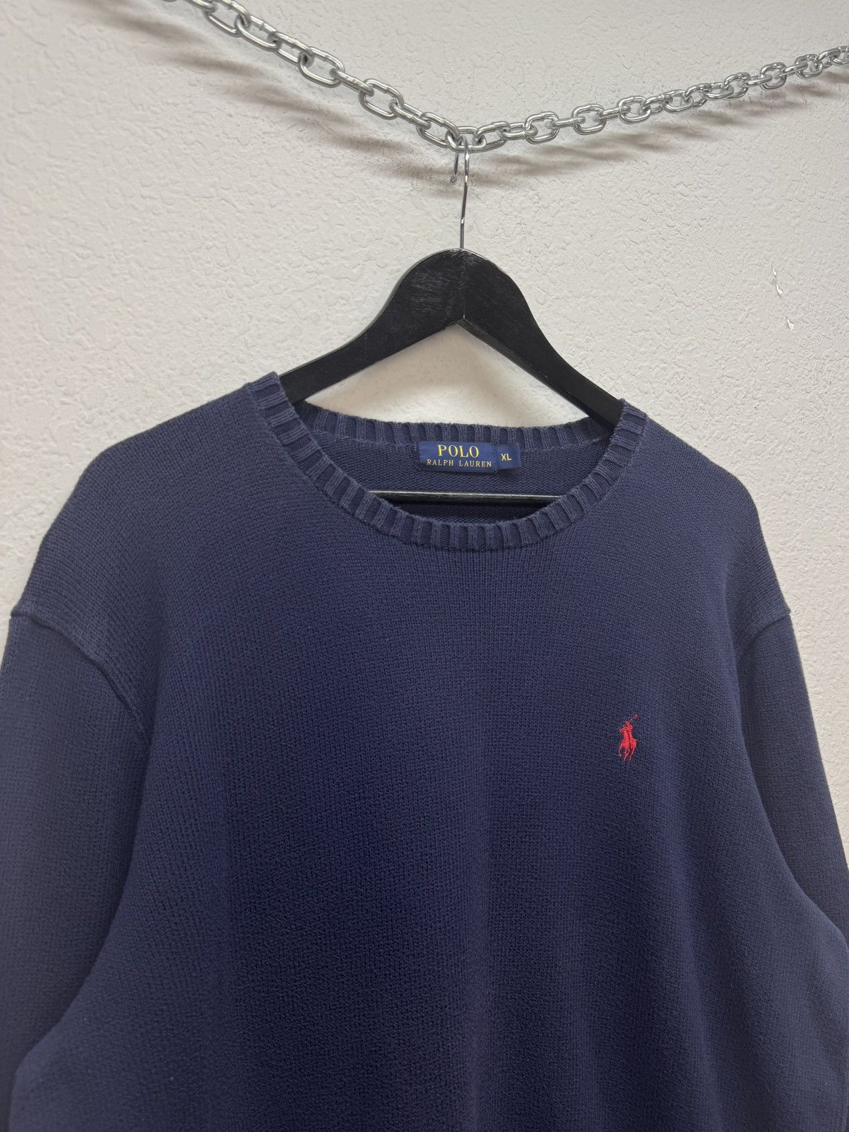 Polo Ralph Lauren Vintage Polo Ralph Lauren Sweater Navy Y2k Double RRL Sk8 Size US XL / EU 56 / 4 - 6 Thumbnail