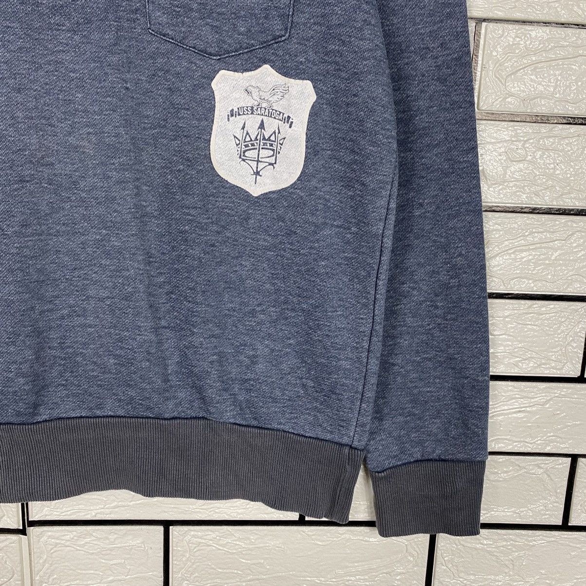 Avirex Vintage sweatshirt Avirex USN Big Logo Military Size US M / EU 48-50 / 2 - 6 Thumbnail