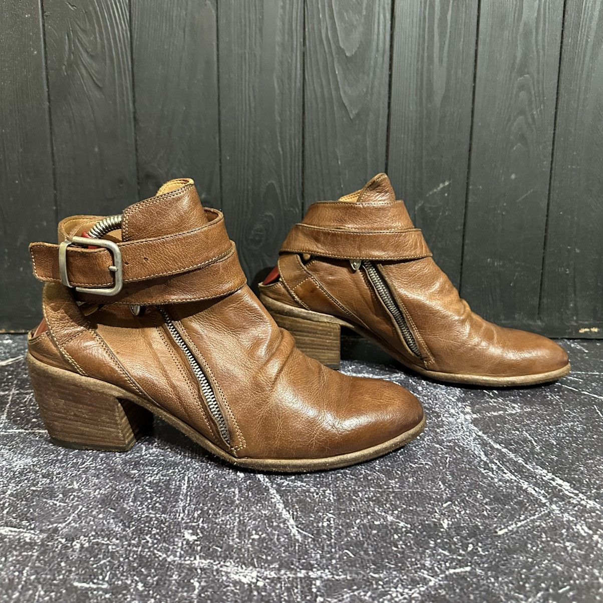 Other FAUZIAN JEUNESSE VINTAGE wmns Leather Cowboy boots 38.5 size Size US 8.5 / IT 38.5 - 3 Thumbnail