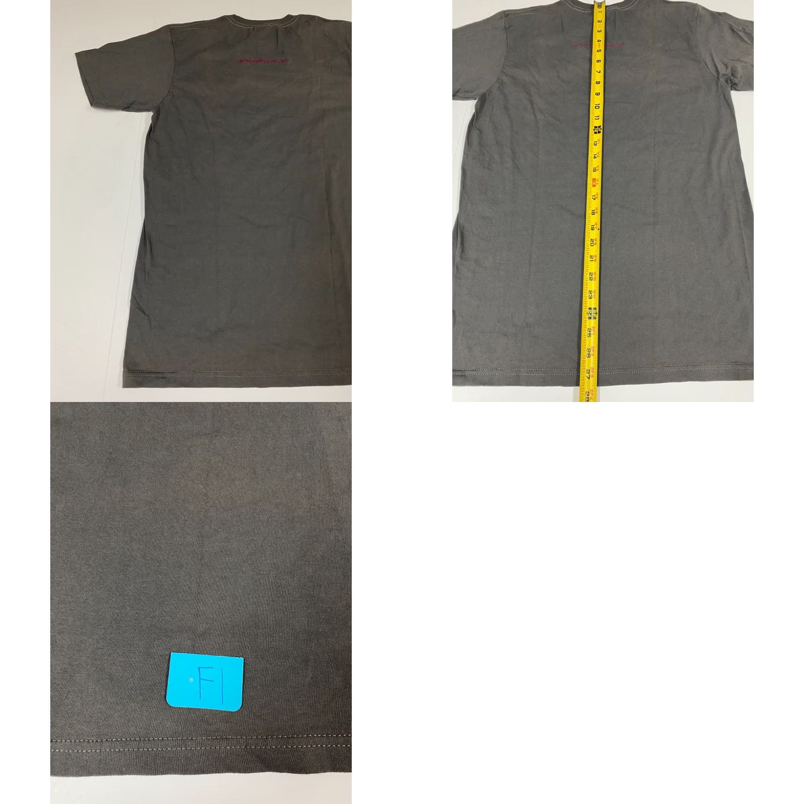 Anvil Grant Park Mens Shirt Medium Anvil T-Shirt Gray Cotton Spandex Short Sleeve Henley Logo Peanuts Classic Vintage: No Mens Size US M / EU 48-50 / 2 - 8 Thumbnail